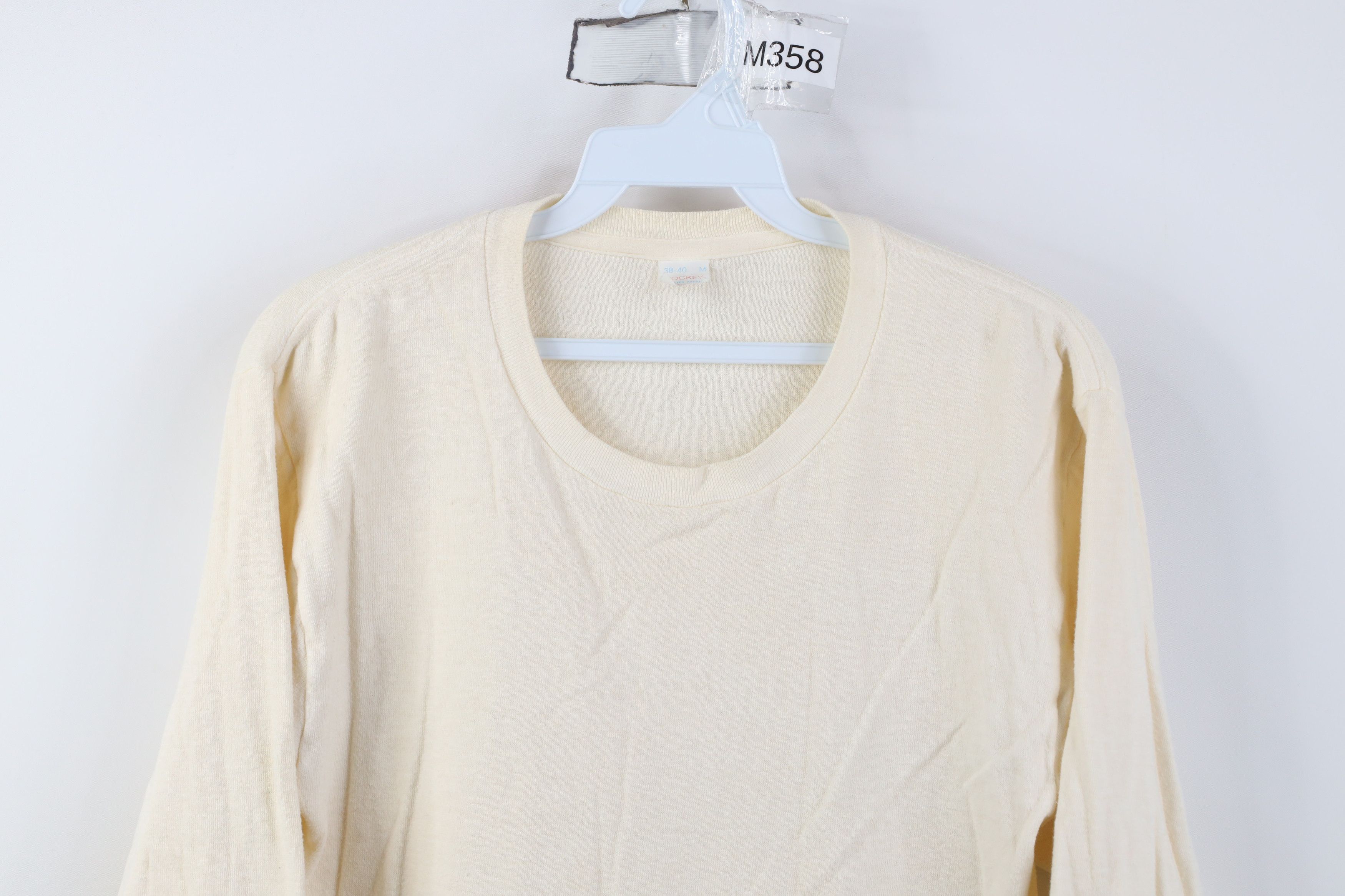 Vintage Vintage 70s Double Wall Thermal Knit Wool Blend T-Shirt USA Size US M / EU 48-50 / 2 - 2 Thumbnail