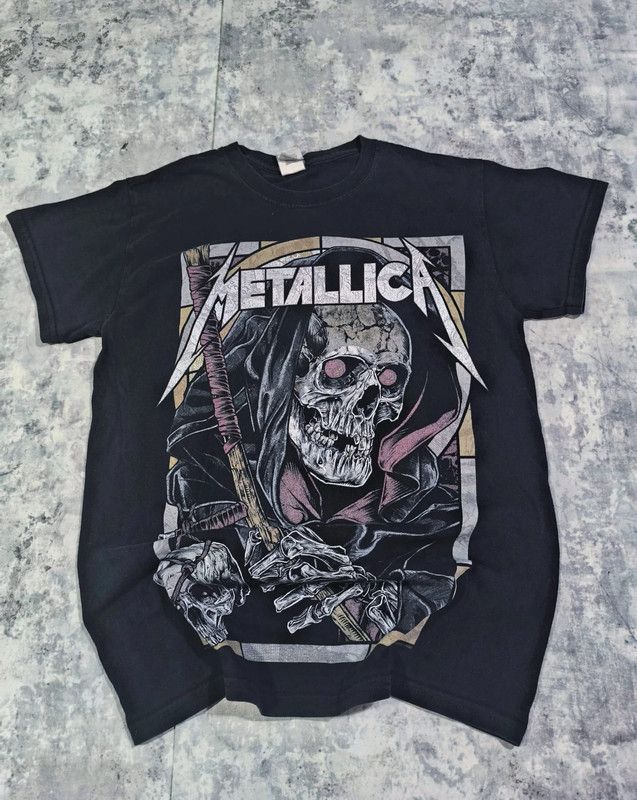 Band Tees × Gildan × Metallica Metallica Official Merch Tshirt Rare Insane Art Size US S / EU 44-46 / 1 - 1 Thumbnail