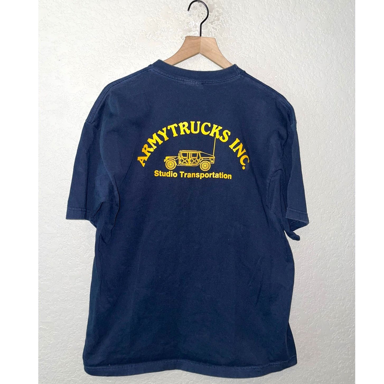 INTERMIX Jarhead Marine Army Trucks Shirt Blue XL Car Graphic Tee Size US XL / EU 56 / 4 - 1 Thumbnail