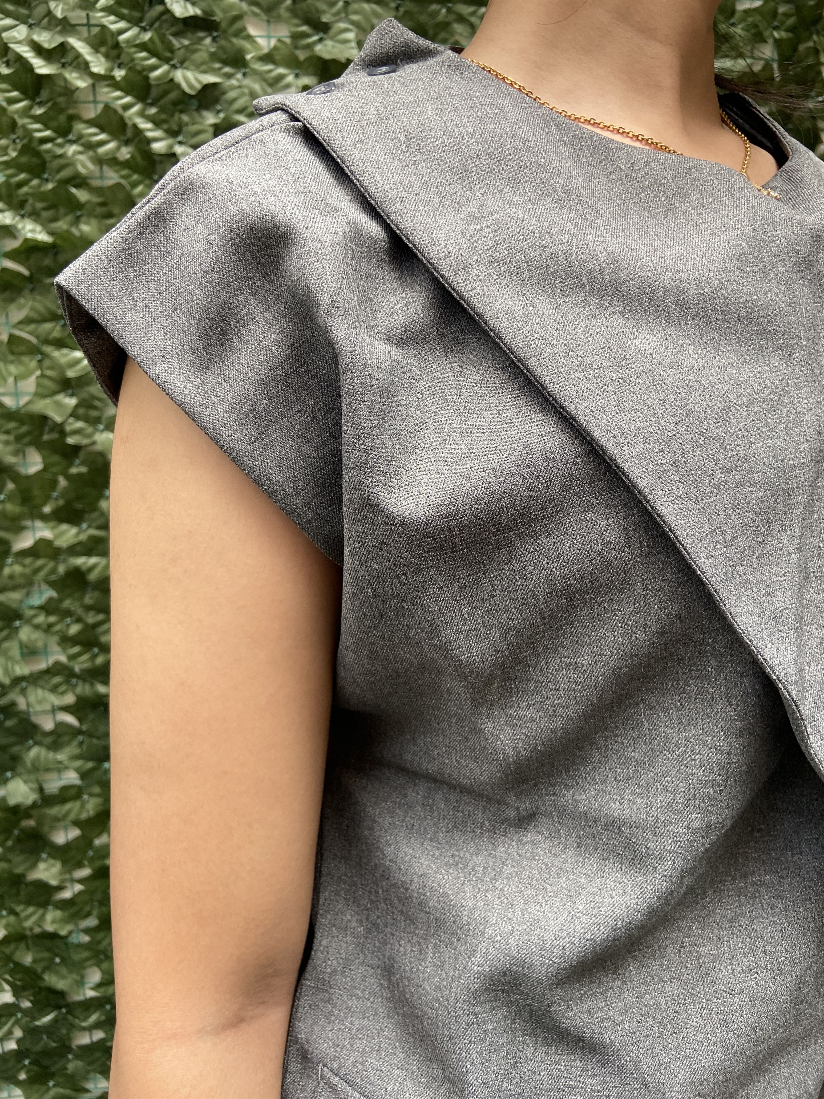 Mango TASTELLA Xafira Vest Natural Grey Size ONE SIZE - 9 Thumbnail