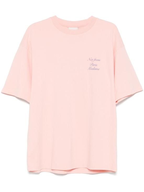 Tシャツ・カットソー DROLE DE MONSIEUR Men T Shirts TS262 CO167OW White Optic White Cotton Classic T-Shirt