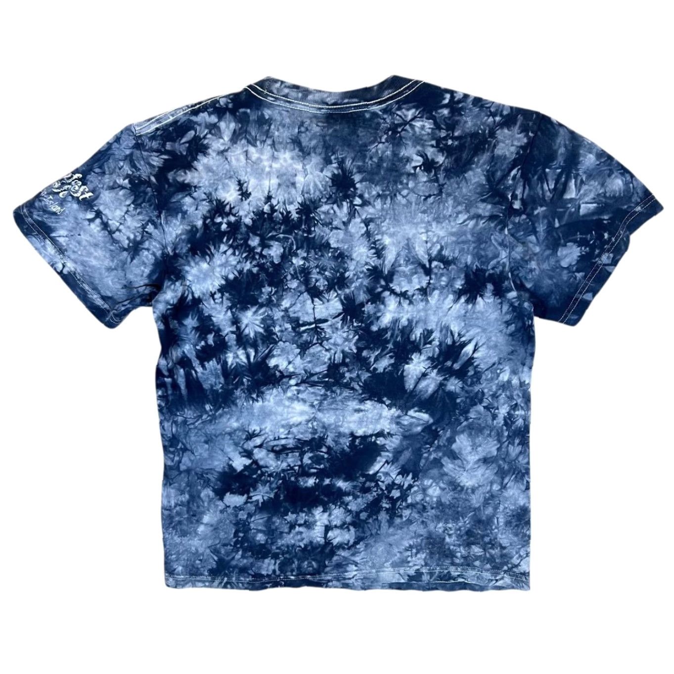 Vintage Rainforest Cafe T-Shirt Galveston Island Animal Souvenir Tie Dye Graphic Tiger Print Blue Small Medium Mens Men's Shirt Size US M / EU 48-50 / 2 - 2 Thumbnail