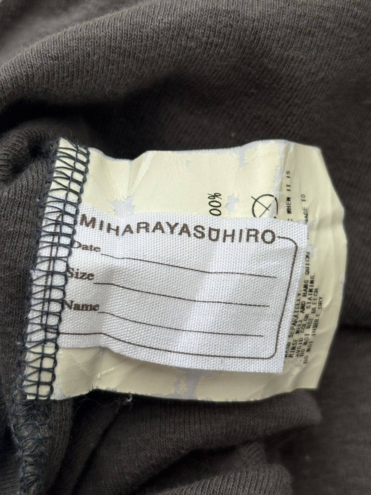 Maison MIHARA YASUHIRO V-Neck Eagle Graphic T-shirt Size US M / EU 48-50 / 2 - 6 Thumbnail