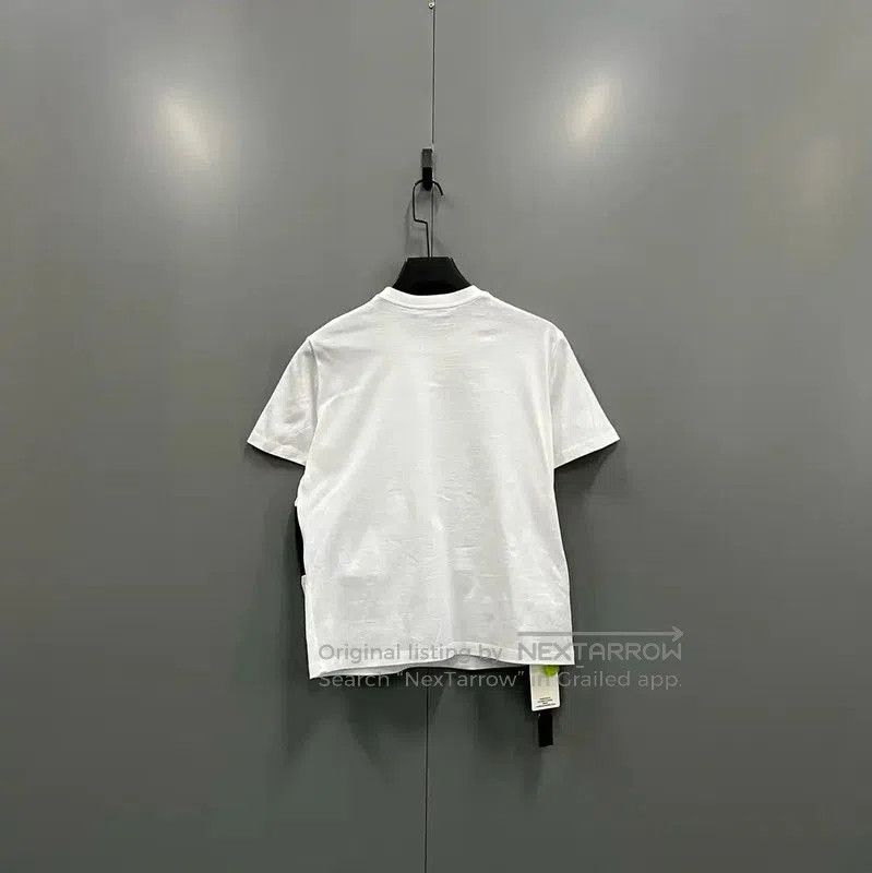 Prada Prada White Cotton Logo Short Sleeve T-Shirt. Size US S / EU 44-46 / 1 - 5 Thumbnail
