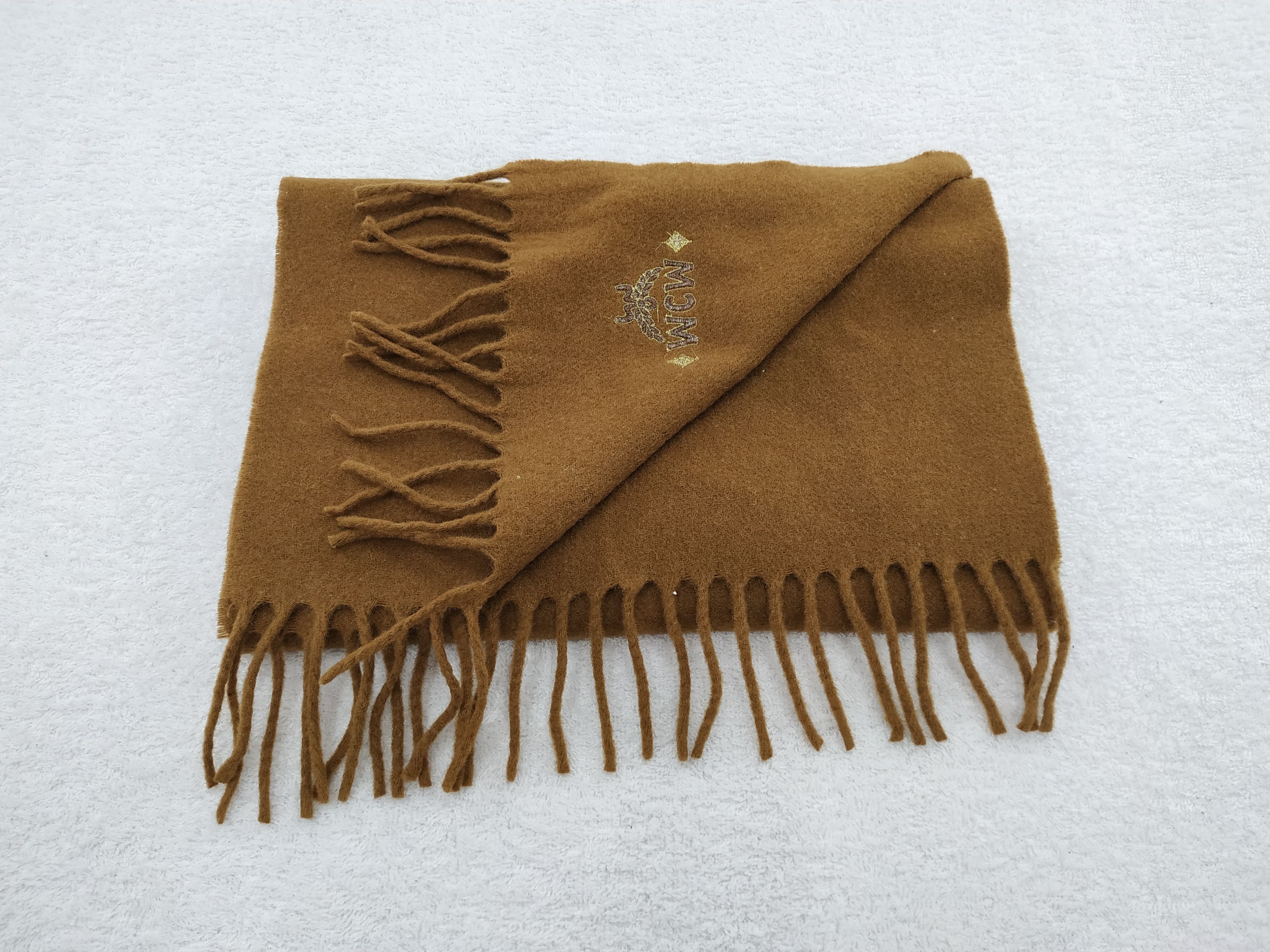 MCM Vintage MCM Wool Scarf/Muffler/Neckwear MF112 Size ONE SIZE - 4 Thumbnail
