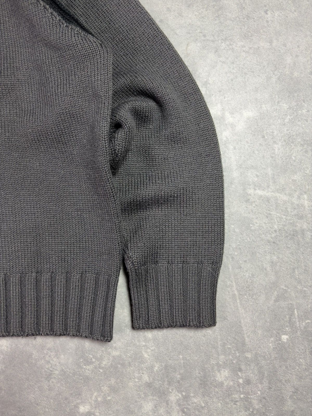 Diesel 00s Diesel Big Logo Wool Thick Boxy Knit Sweater M Size M / US 6-8 / IT 42-44 - 11 Thumbnail