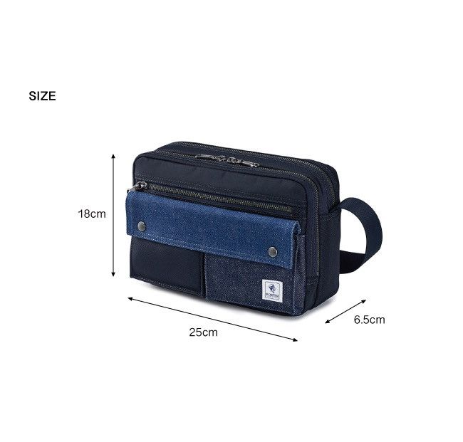Porter Porter International - Patchwork Denim - Shoulder Bag Size ONE SIZE - 13 Thumbnail