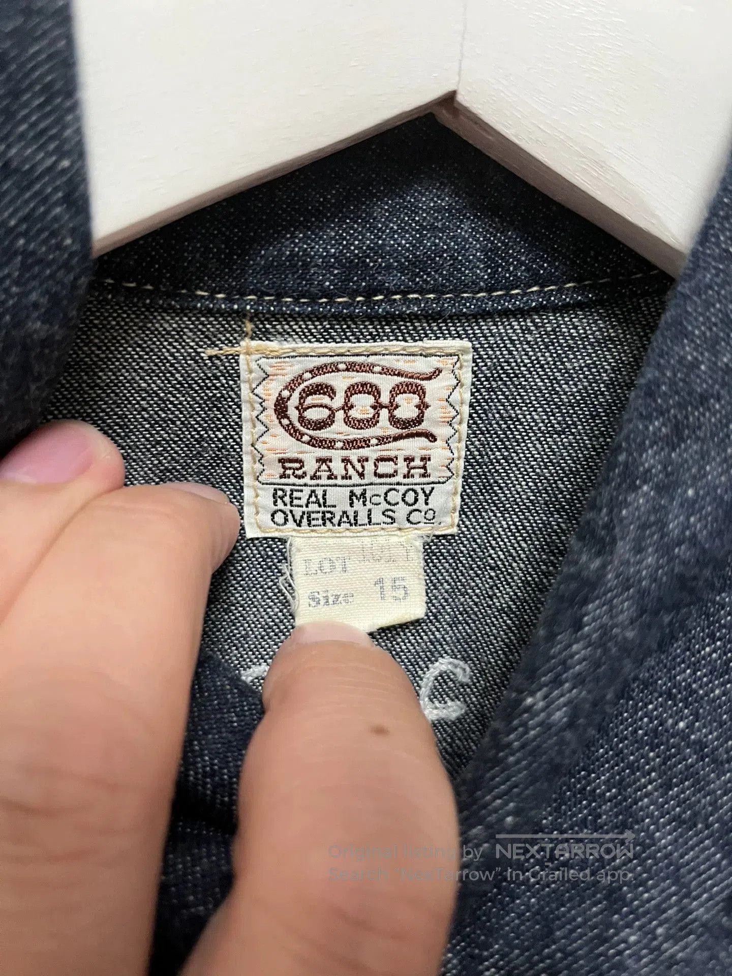 The Real McCoy's REAL McCOY'S Short Sleeve Denim Shirt. Size US M / EU 48-50 / 2 - 6 Thumbnail