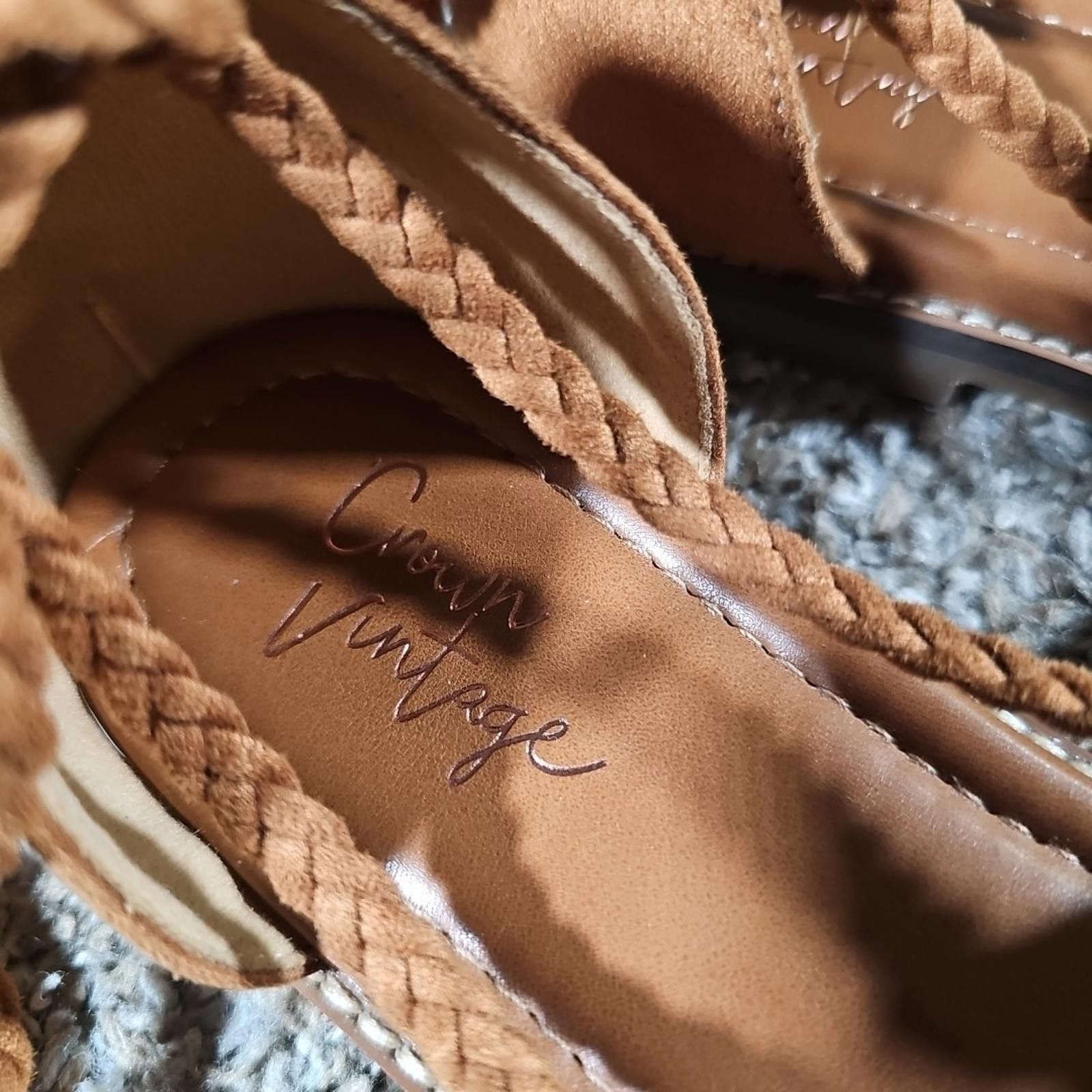 Other Crown Vintage Preslen 8.5US 39 Gladiator Rope Strap Sandals Size US 8.5 / IT 38.5 - 2 Thumbnail