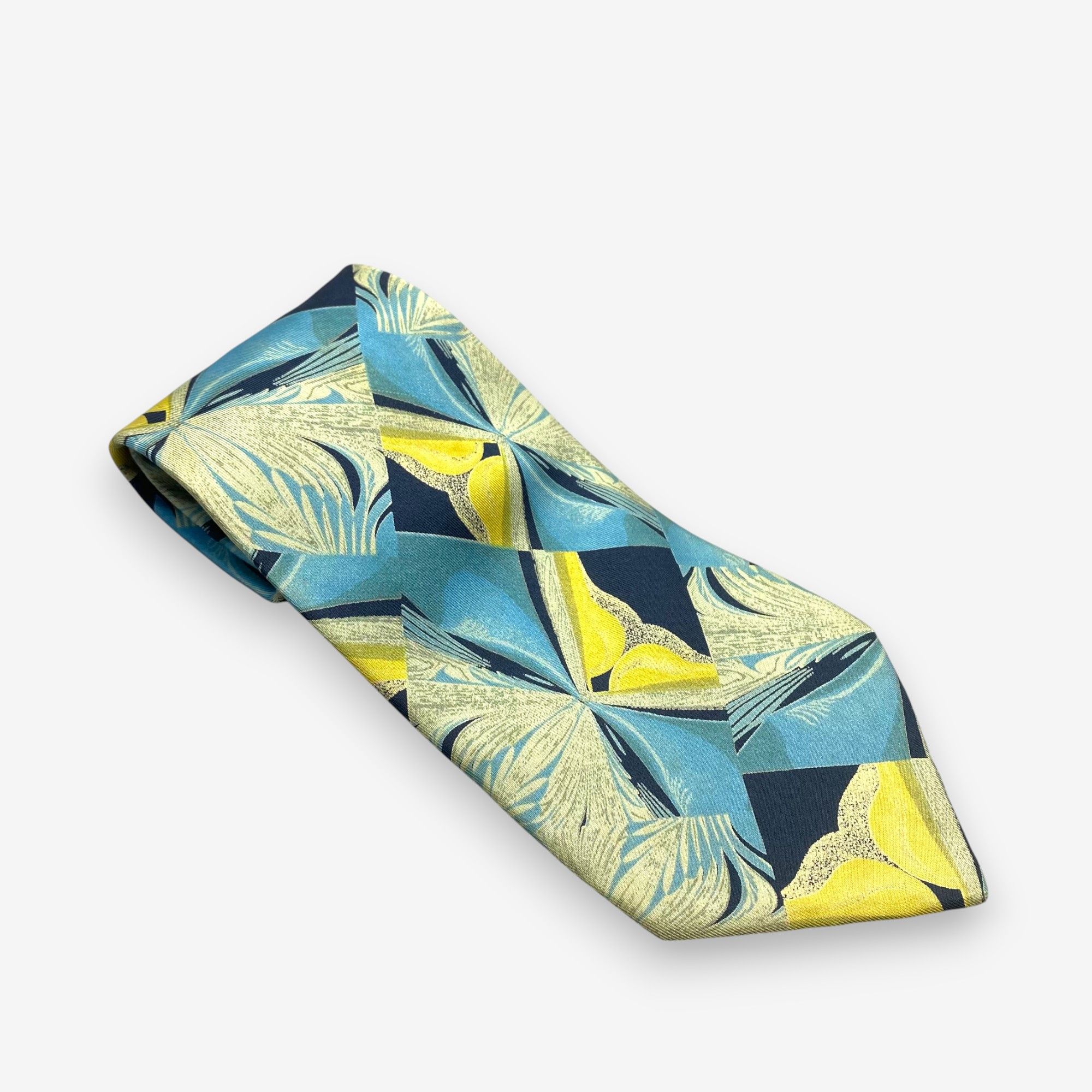 Trussardi Vintage Trussardi SILK Necktie Cravate Pure Silk Neck Tie Size ONE SIZE - 1 Thumbnail