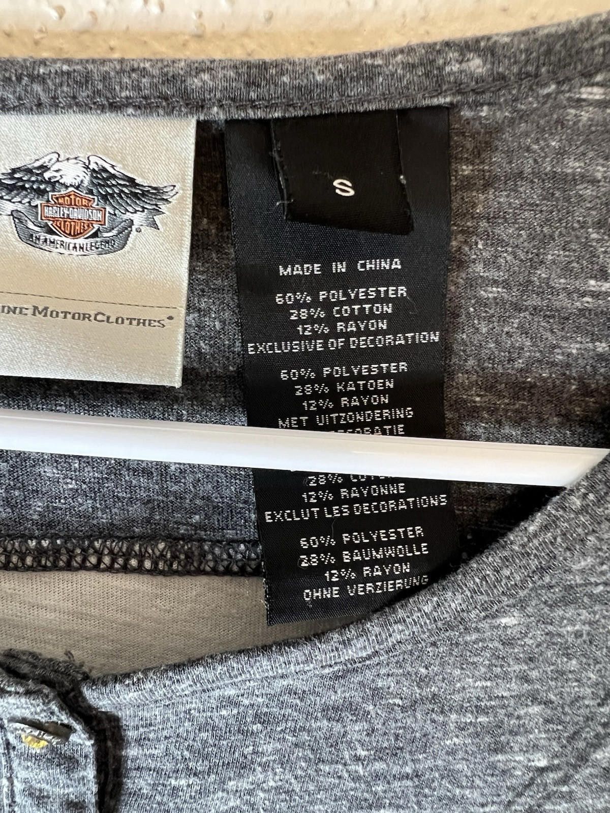 Harley Davidson Harley Davidson Gray & Beige Embellished Long sleeve S Size S / US 4 / IT 40 - 5 Thumbnail