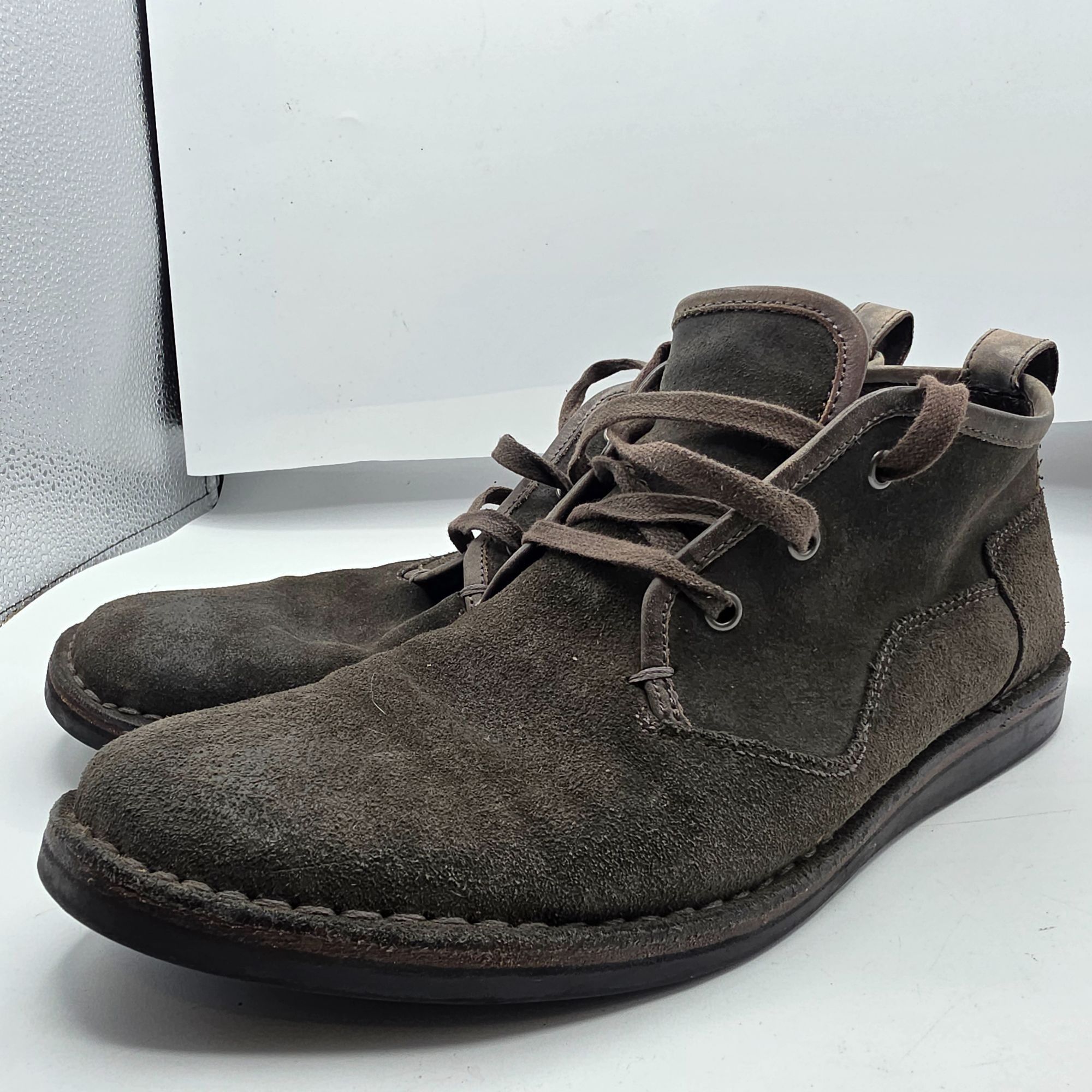 John Varvatos John Varvatos Star USA Mens Chukka Lace Up Boots Gray Size 1 Size US 10 / EU 43 - 4 Thumbnail