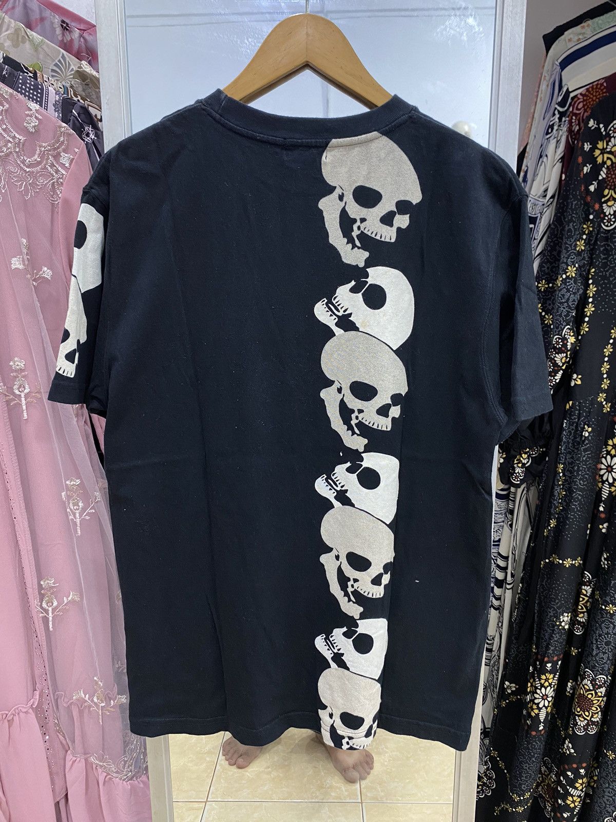 Hysteric Glamour CROWS By H.T Skull Tee Size US L / EU 52-54 / 3 - 2 Thumbnail