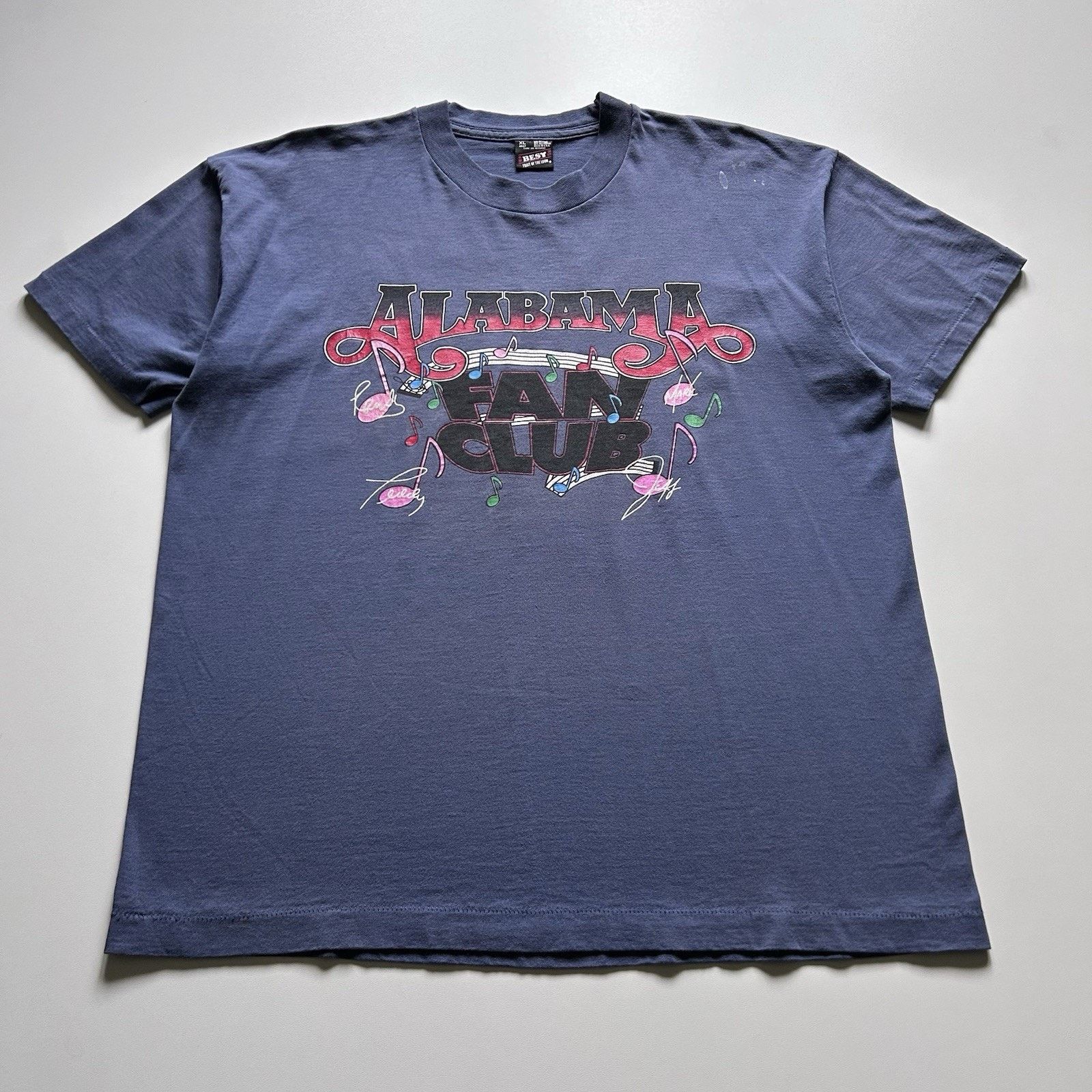 Band Tees Vintage Alabama Fan Club Official Member Band T-Shirt XXL Size US XL / EU 56 / 4 - 1 Thumbnail