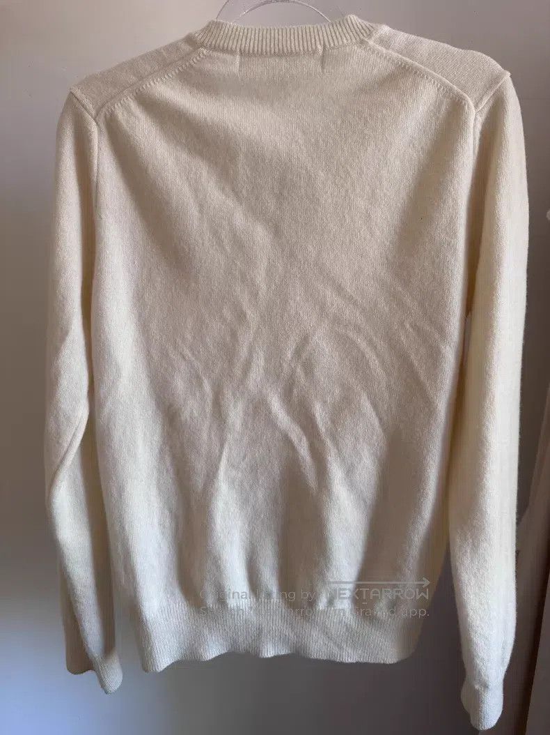 Comme des Garcons Comme Des Garcons White Wool Cardigan Size M / US 6-8 / IT 42-44 - 4 Thumbnail
