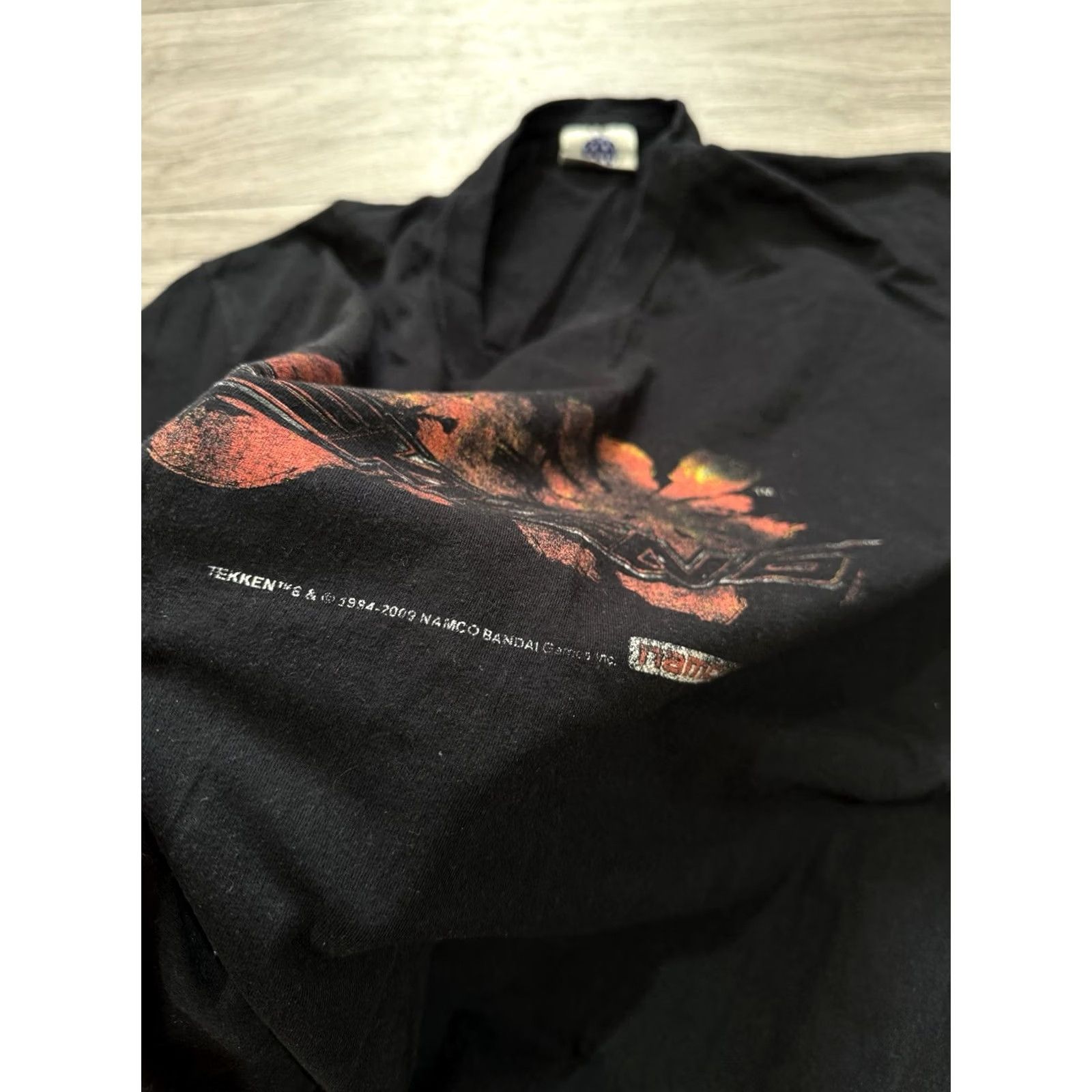 Vintage VINTAGE Tekken 6 Promo Tee T-shirt Bandai Namco Black Large Mens Regular T-Shirt 2009 Size US L / EU 52-54 / 3 - 7 Thumbnail