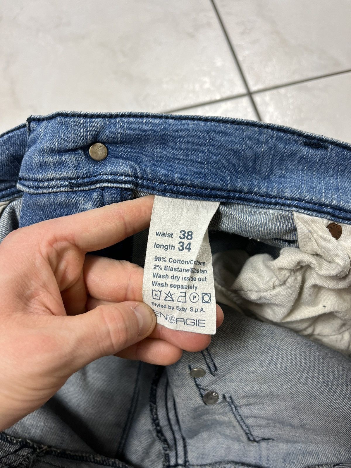 Energie × Vintage Vintage Energie emerson distressed denim jeans baggy pants Size US 38 / EU 54 - 22 Thumbnail