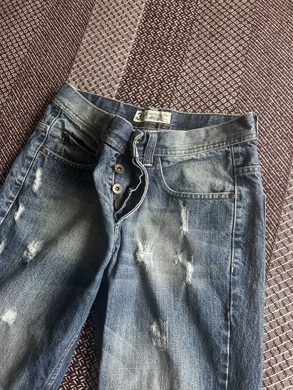 Japanese Brand Japanese Style Distressed Jeans Size 38 Women Faded Y2K Type Size 26" / US 2 / IT 38 - 10 Thumbnail