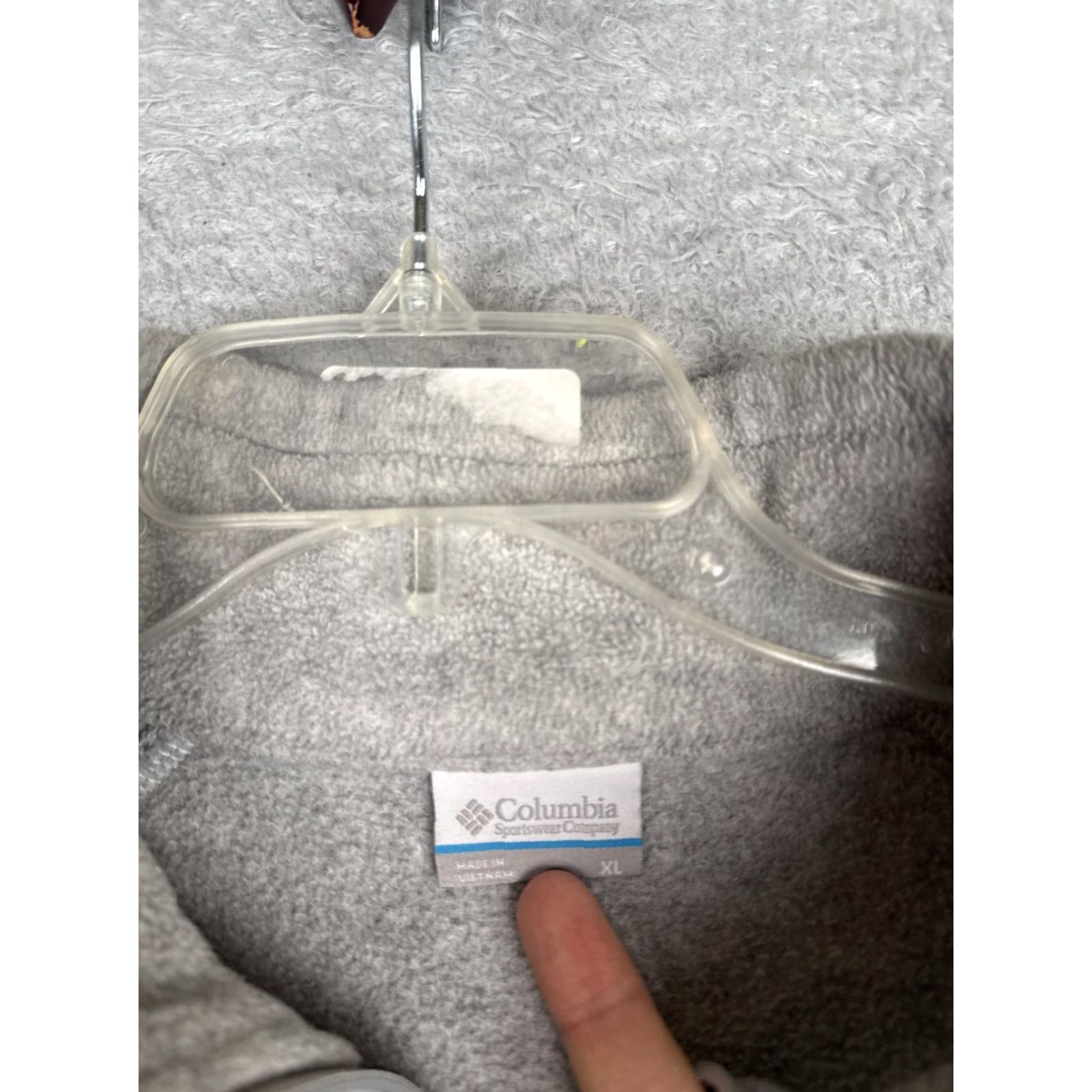 Vintage Columbia Jacket Women XL Gray Fleece Full Zip Collared Pockets Outdoor Warm Size XL / US 12-14 / IT 48-50 - 7 Thumbnail