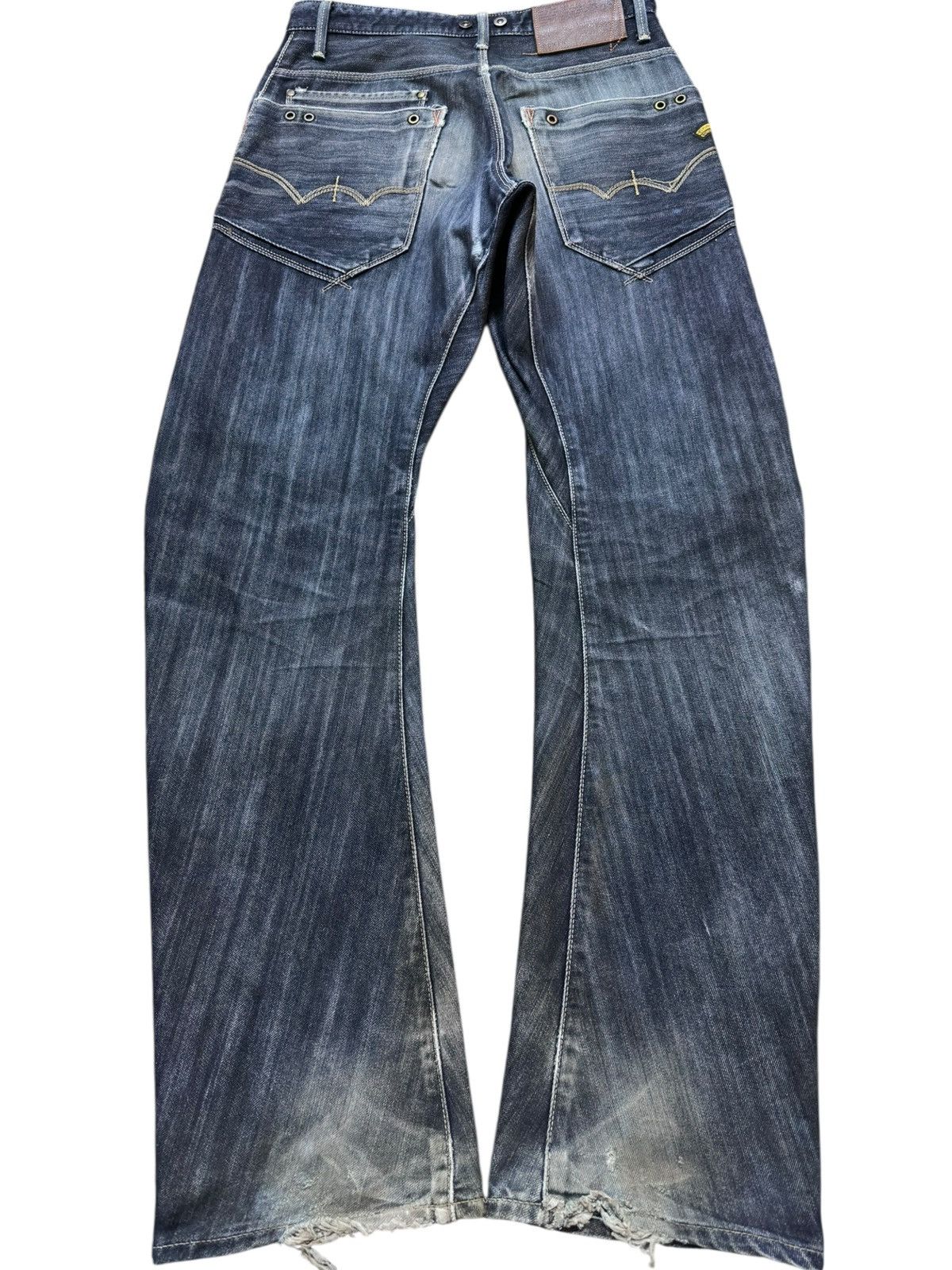 Edwin Vintage Edwin E-Function Curve Leg Grunge Denim Size US 29 - 4 Thumbnail