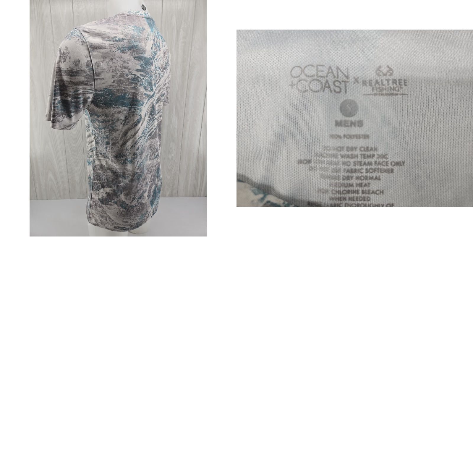 Vintage Ocean & Coast Realtree Fishing Mens T Shirt Size Small Size US S / EU 44-46 / 1 - 9 Thumbnail