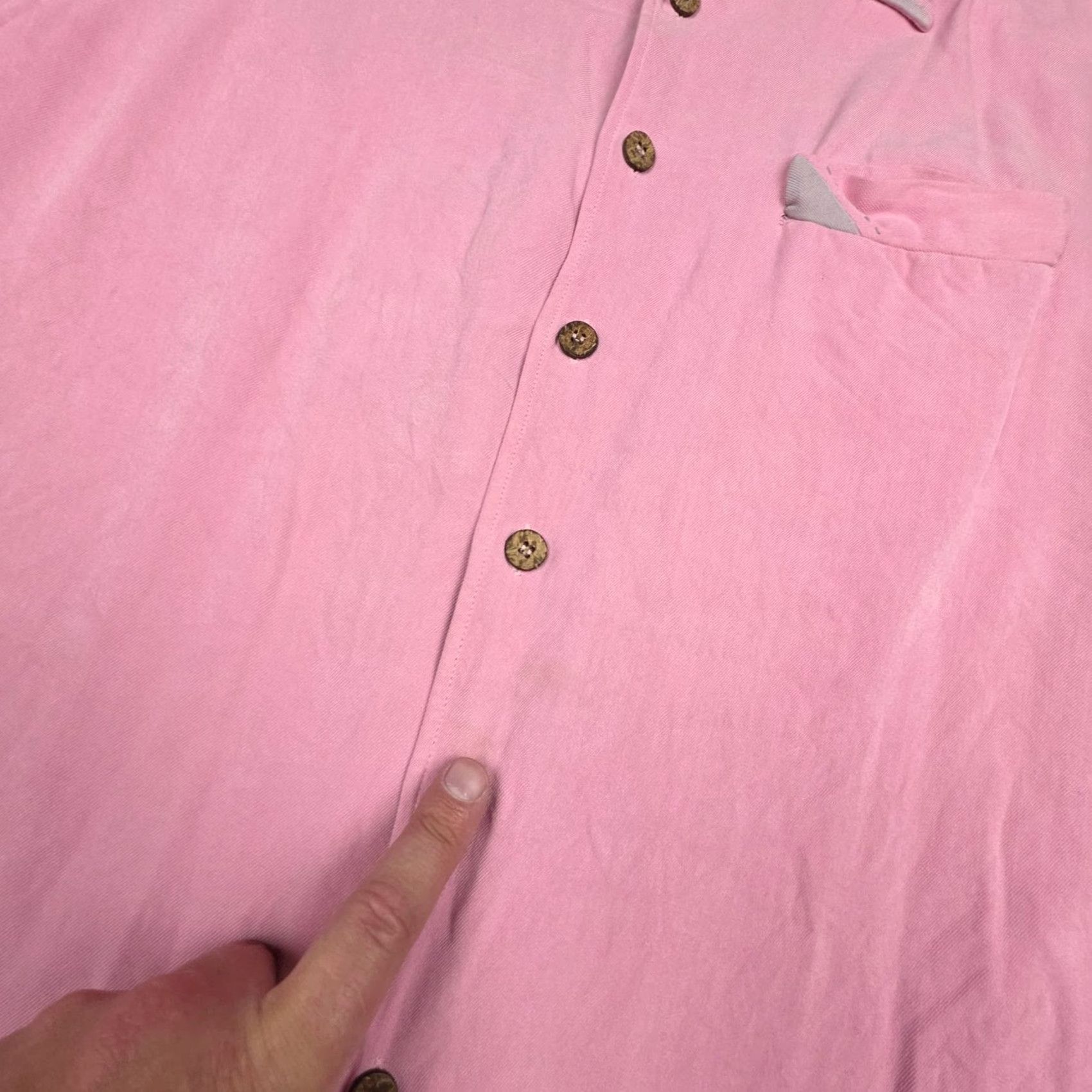 Vintage VINTAGE Genelli Silk Shirt Mens M Pink 42nd Bomb Squadron South Pacific ww2 Men Shirt Button-Up Collared Short Sleeve Pattern: Solid Size US M / EU 48-50 / 2 - 5 Thumbnail