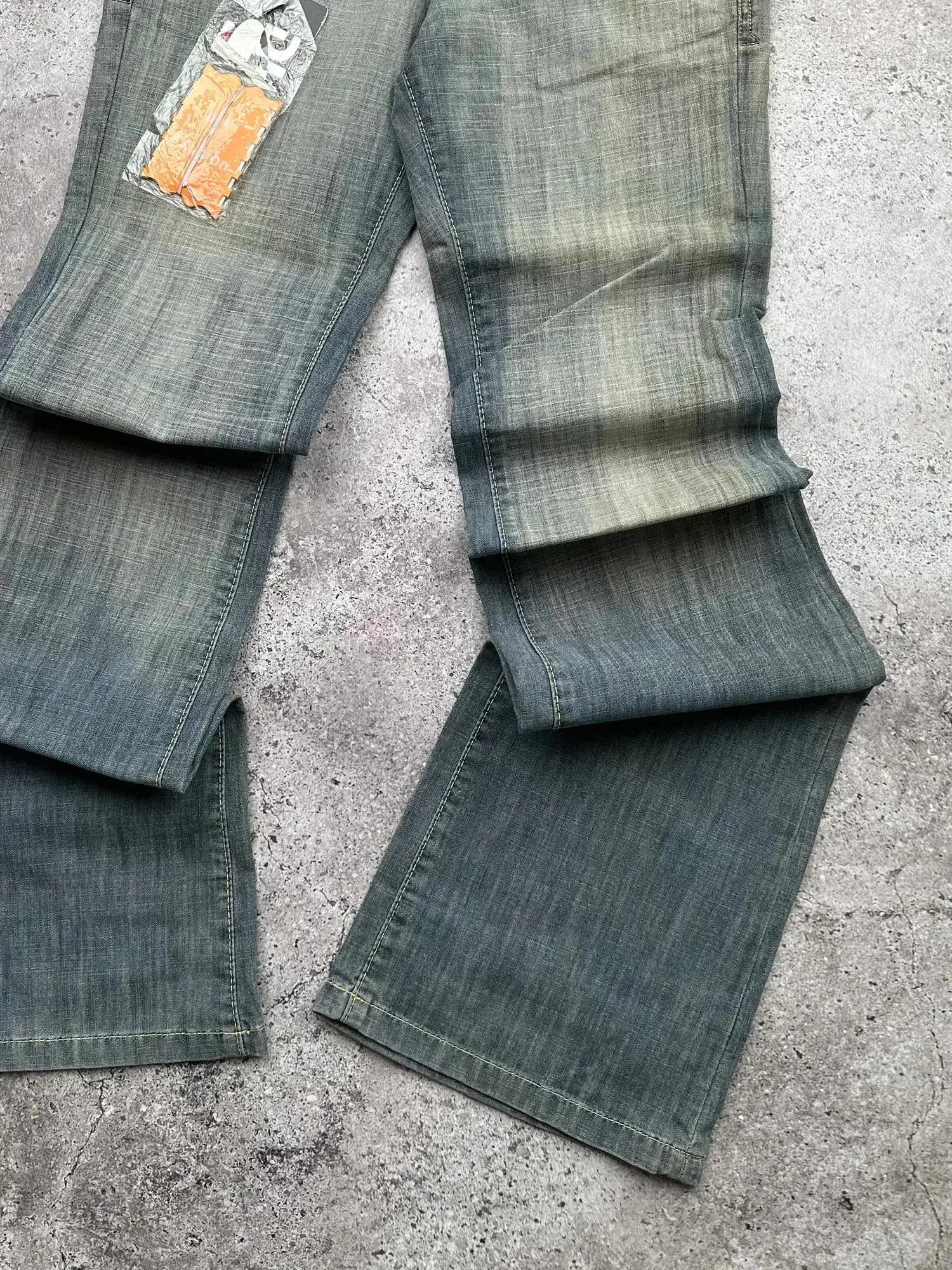 Japanese Brand Vintage Faded Flare Jeans C167(V337) Size 25" / US 0 / IT 36 - 4 Thumbnail
