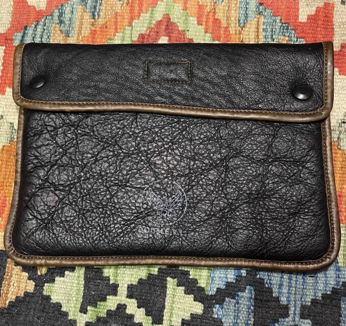 RRL Ralph Lauren RRL Ralph Lauren Double RL Shearling B3 Clutch Bag K22 Size ONE SIZE - 1 Thumbnail