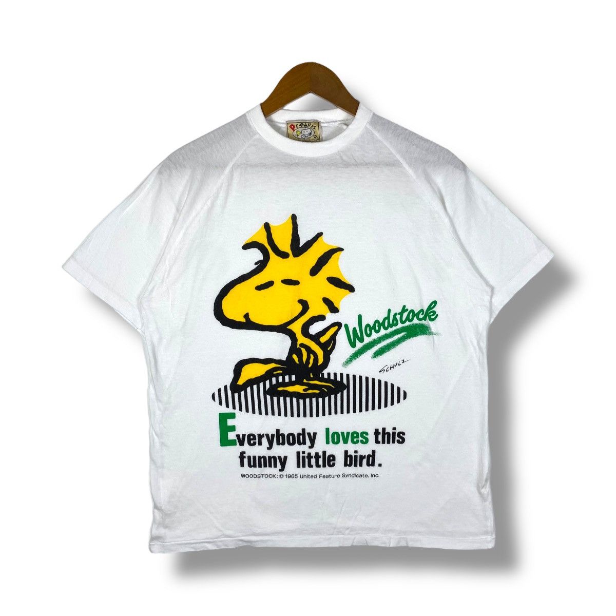 Vintage Vintage 60's PEANUTS WOODSTOCK Graphic Tee Shirt Free Size Size US M / EU 48-50 / 2 - 1 Thumbnail