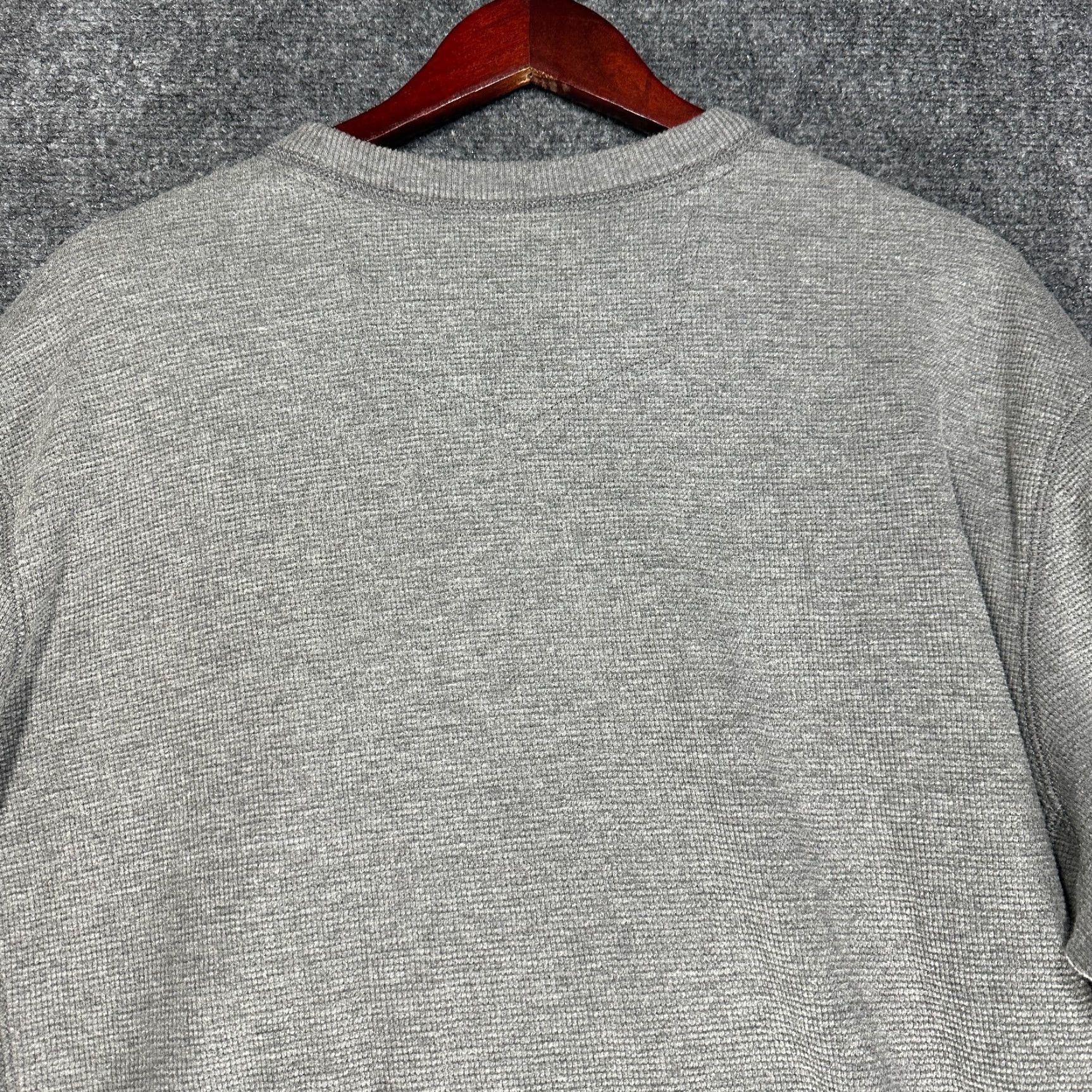 Eddie Bauer Eddie Bauer Shirt Mens TXL Pullover Gray Cotton Thermal Knit Long Sleeve Crew Size US XL / EU 56 / 4 - 8 Thumbnail