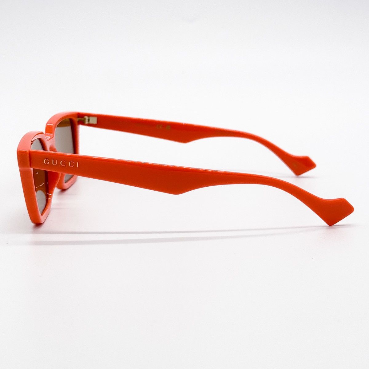 Gucci NEW GUCCI GG1539S 004 CAT EYE ORANGE BROWN WOMEN SUNGLASSES Size ONE SIZE - 7 Thumbnail