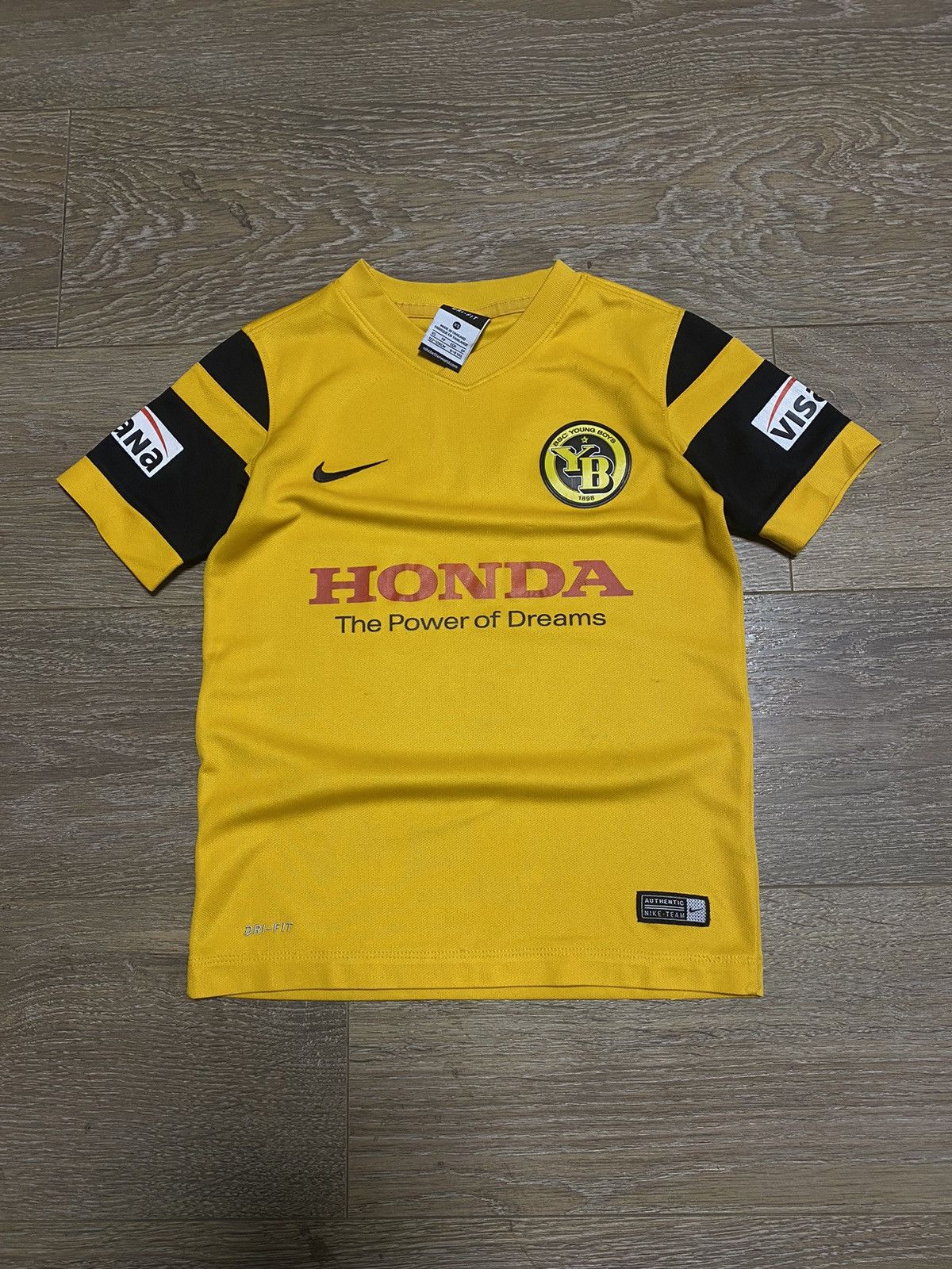 Nike × Vintage Vintage Nike 2015-16 Young Boys Home Shirt KidsXS Size US XS / EU 42 / 0 - 1 Thumbnail
