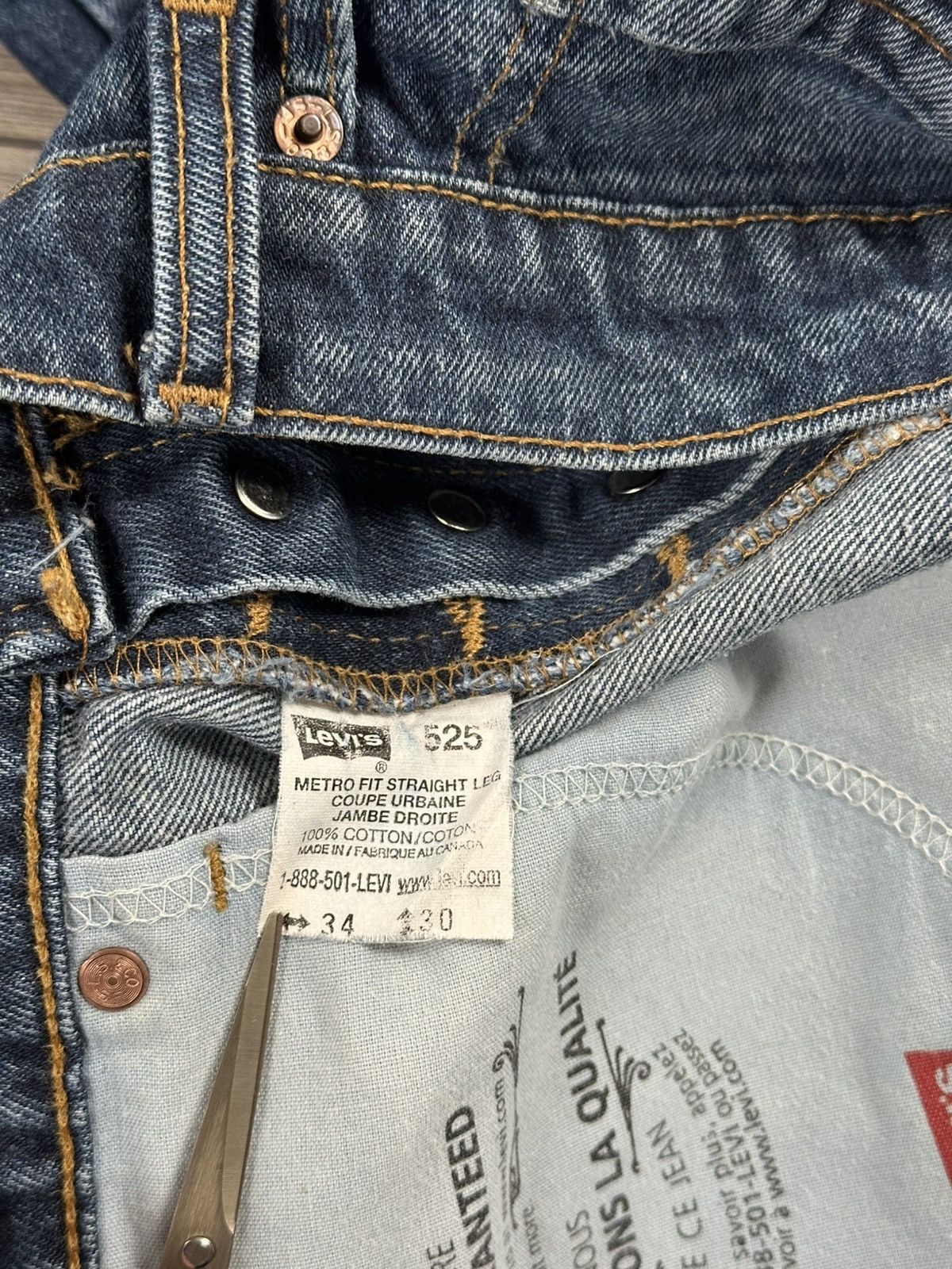 Levi's Vintage 90’s Levi’s 525 Jeans Size US 34 / EU 50 - 5 Thumbnail