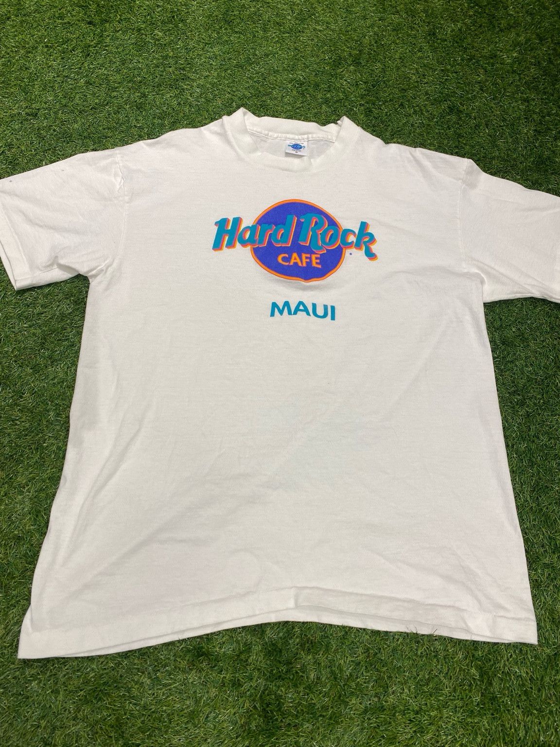 Hard Rock Cafe Hard Rock Maui Single Stitch Tee Size US XL / EU 56 / 4 - 1 Thumbnail