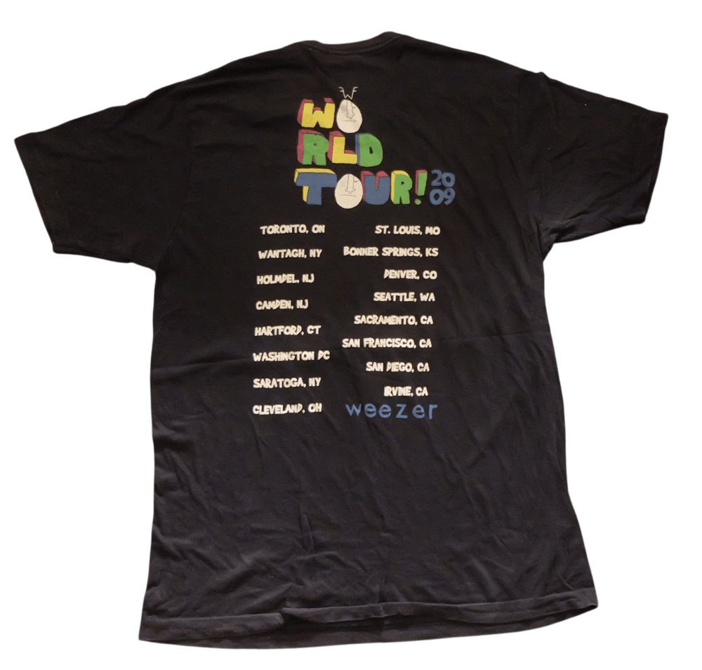 Band Tees Weezer 2009s Tour Shirt Size US L / EU 52-54 / 3 - 4 Thumbnail