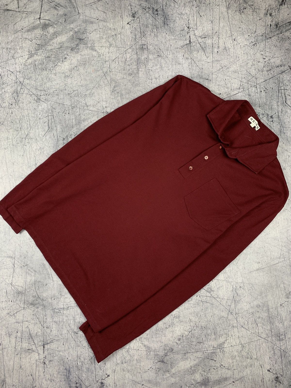 Reiss Designer Reiss Polo Long Sleeve Shirt Old Money Style Luxury Size US L / EU 52-54 / 3 - 1 Thumbnail