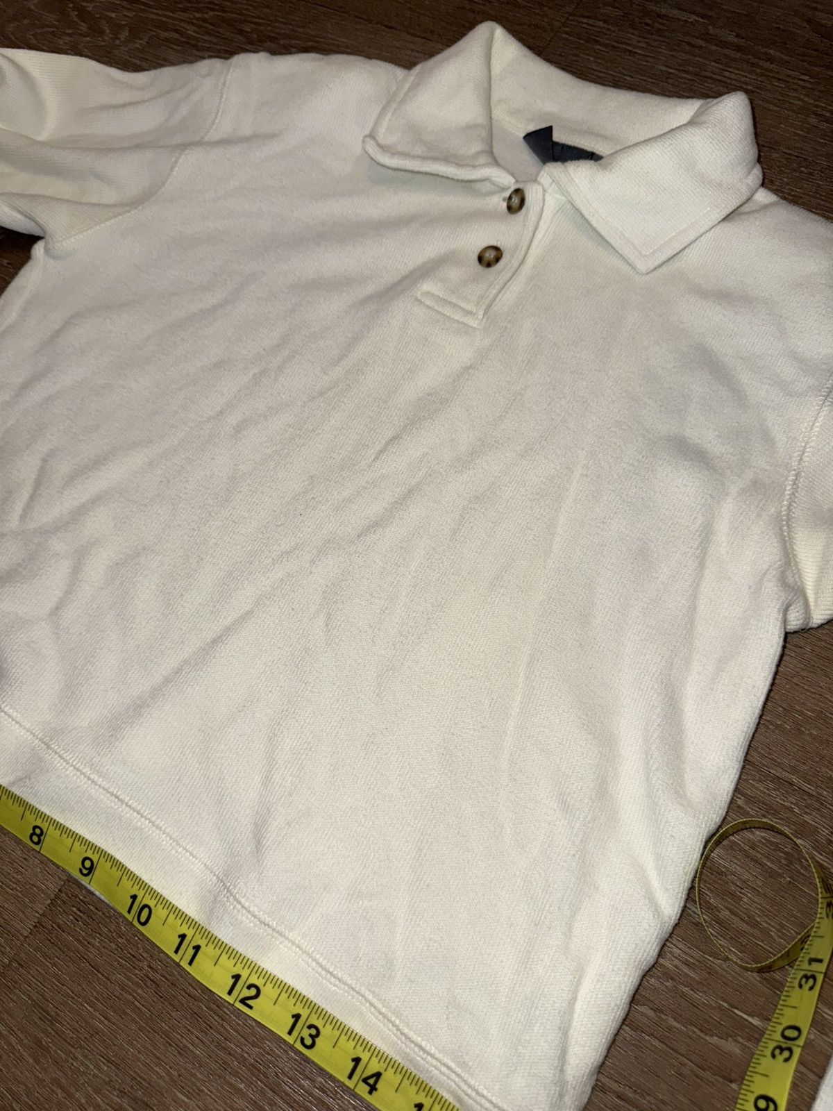 Vintage ***FINAL DROP***RARE 90s KNIT LONG SLEEVE BUTTON SHIRT S Size US XS / EU 42 / 0 - 5 Thumbnail