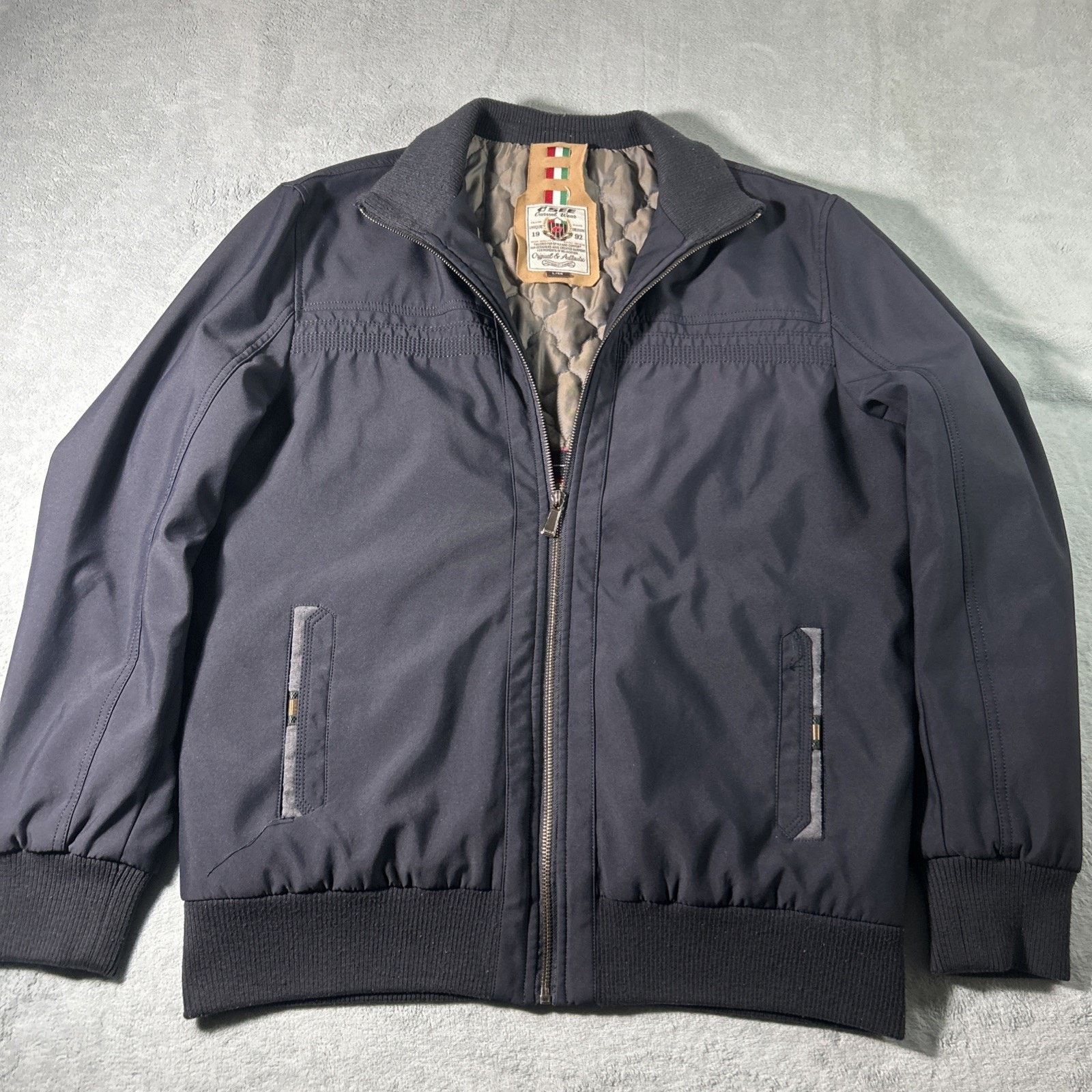 Polo Ralph Lauren Quilted lined Bedford Jacket Mens Large Golf Rugby iSee Wear Size US L / EU 52-54 / 3 - 1 Thumbnail