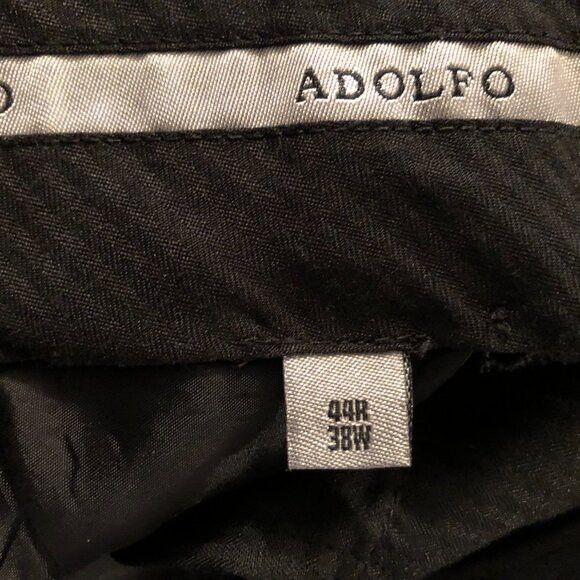 Other Adolfo men's new charcoal 100%wool dress pants size: 38/31 Size 38R - 5 Thumbnail