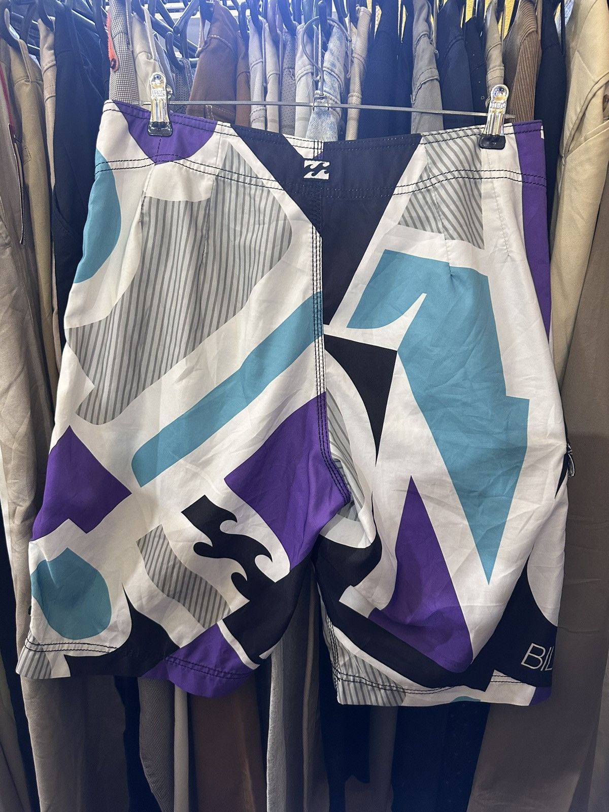 Billabong × Vintage Vintage Billabong shorts swimming size M Y2K Size US 32 / EU 48 - 6 Thumbnail