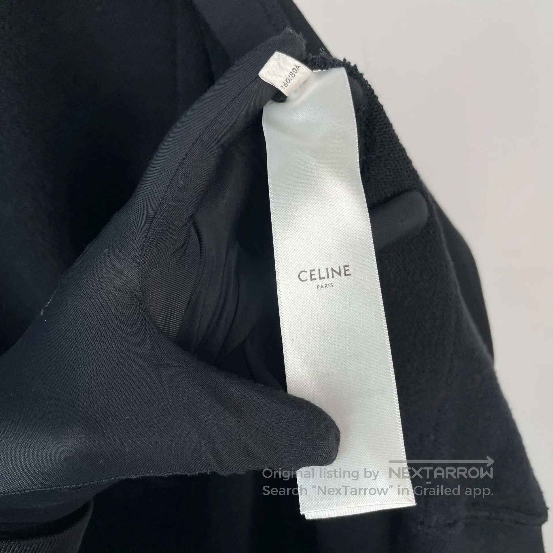 Celine CELINE Black Back Printed Letter Knit Open Cardigan Jacket Size US XS / EU 42 / 0 - 8 Thumbnail