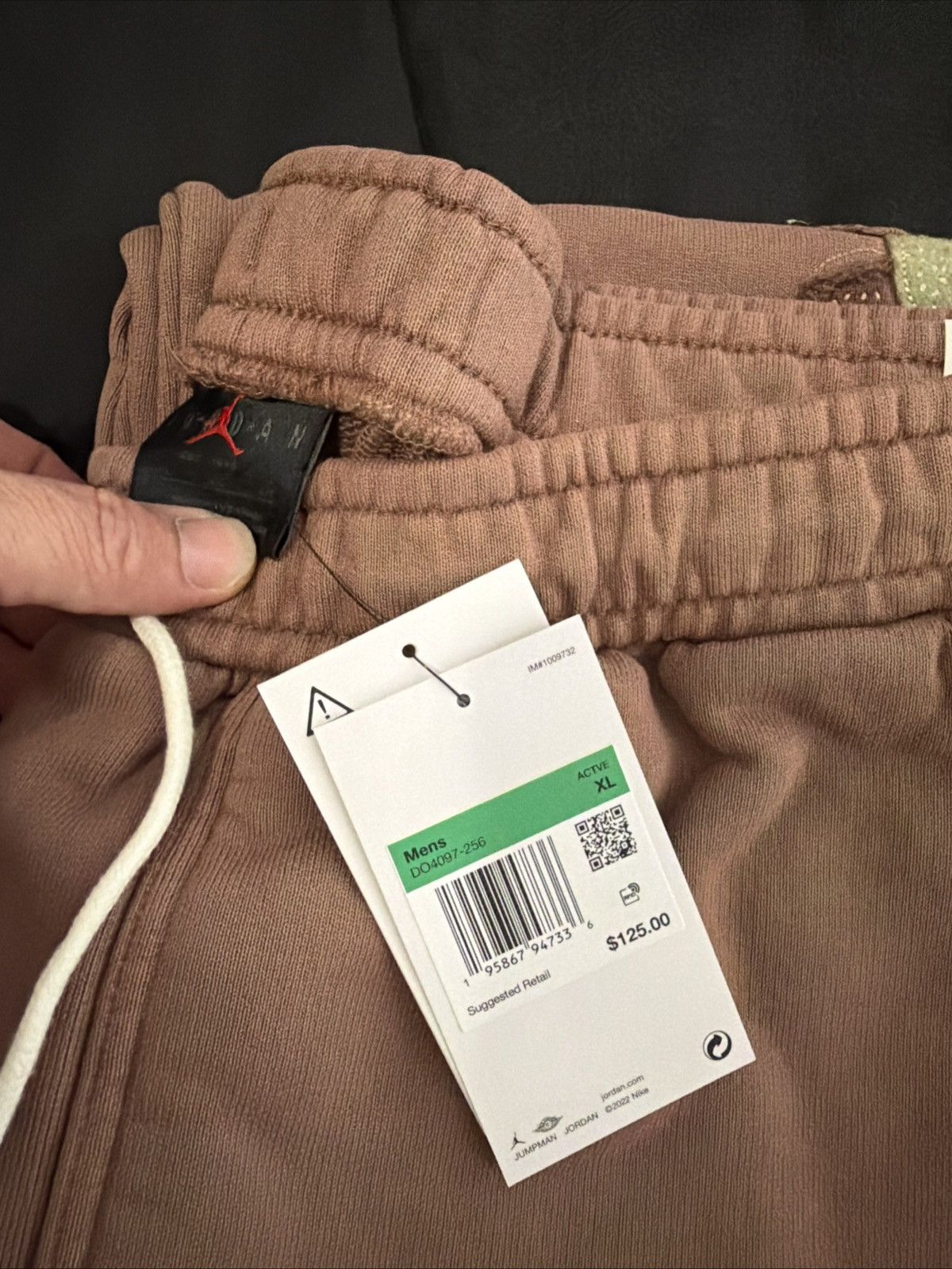 Jordan Brand × Travis Scott Jordan Cactus Jack x Travis Scott Fleece Sweatpants Brown XL Size US 36 / EU 52 - 5 Thumbnail