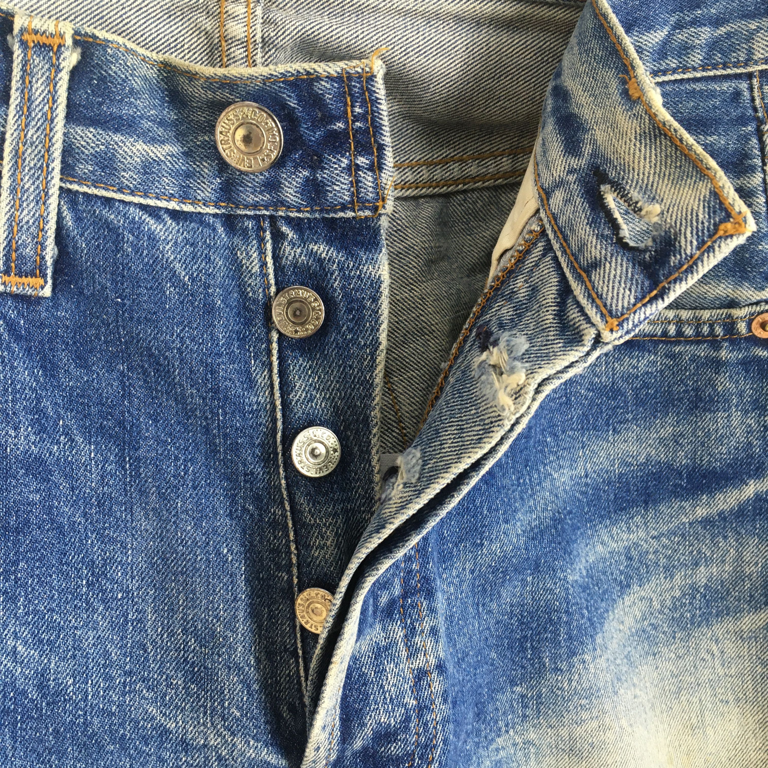 Levi's Size 27x30 Vintage Levi's 501 Big E Redline Blue Jeans S1915 Size 27" / US 4 / IT 40 - 6 Thumbnail