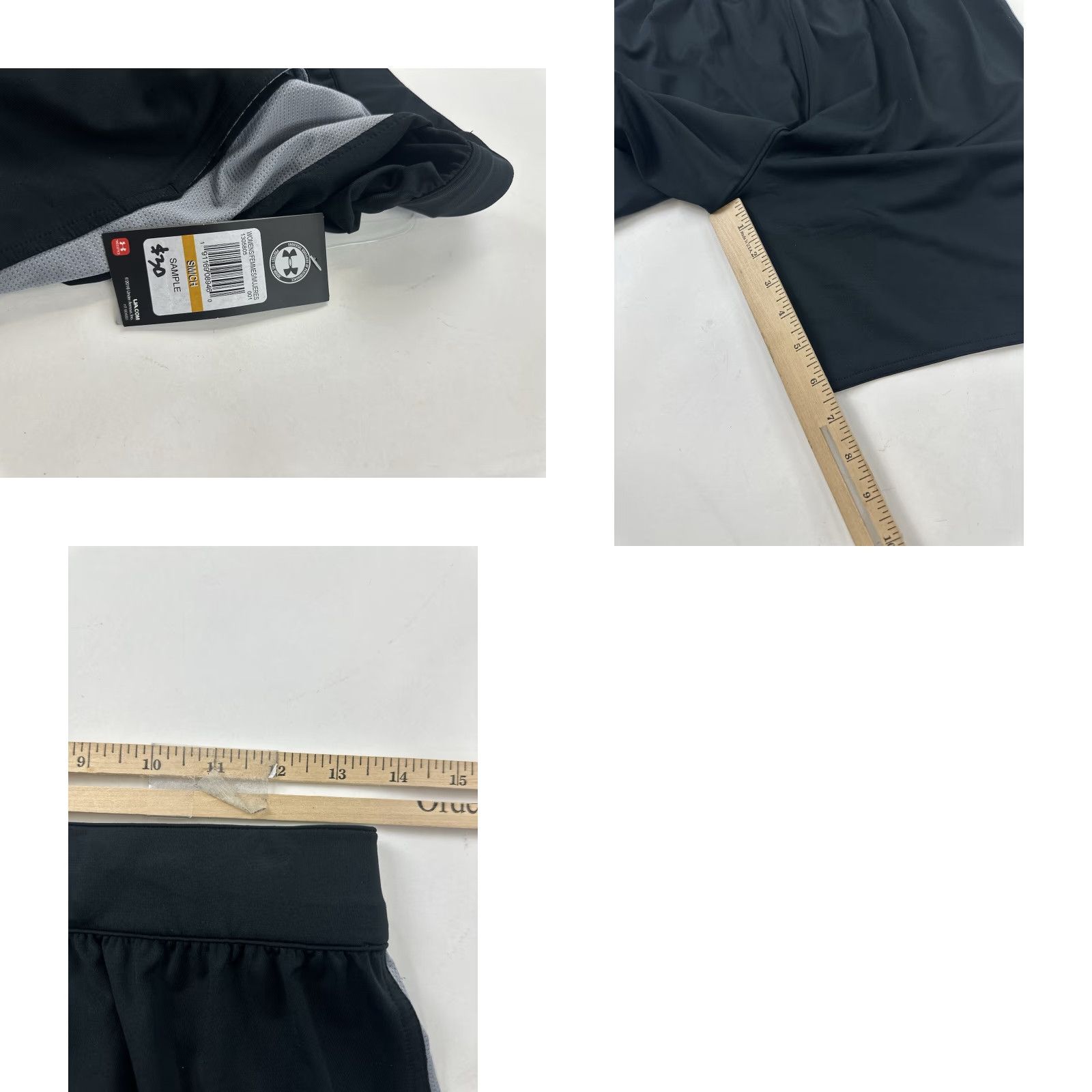 Under Armour Under Armour Shorts Women’s S Black Athletic Gym & Training Running Cross Training Sample NWT Size 28" / US 6 / IT 42 - 8 Thumbnail