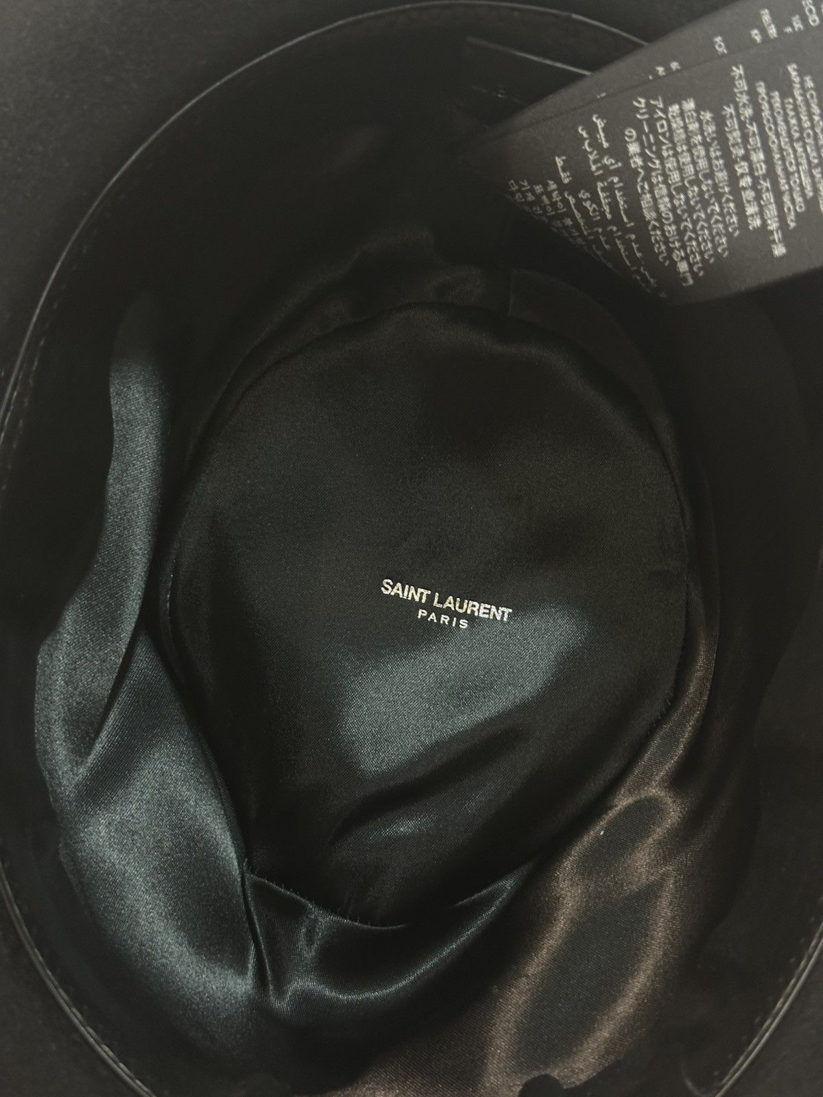 Saint Laurent Paris Rabbit Felt Fedora 58 Size ONE SIZE - 4 Thumbnail