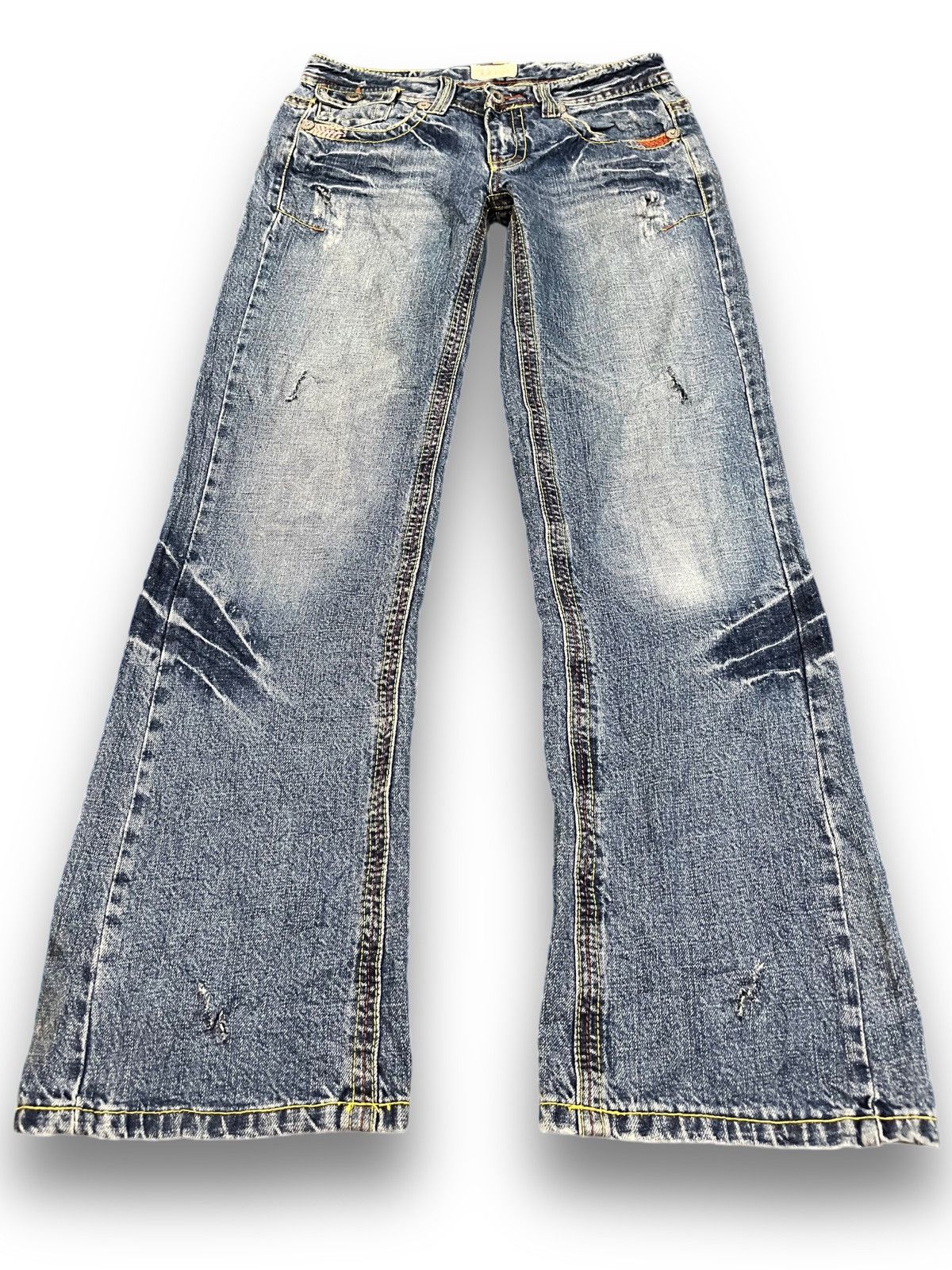 Japanese Brand × Seditionaries Vintage Japanese Brand Flare Punk Denim Size US 30 / EU 46 - 1 Thumbnail