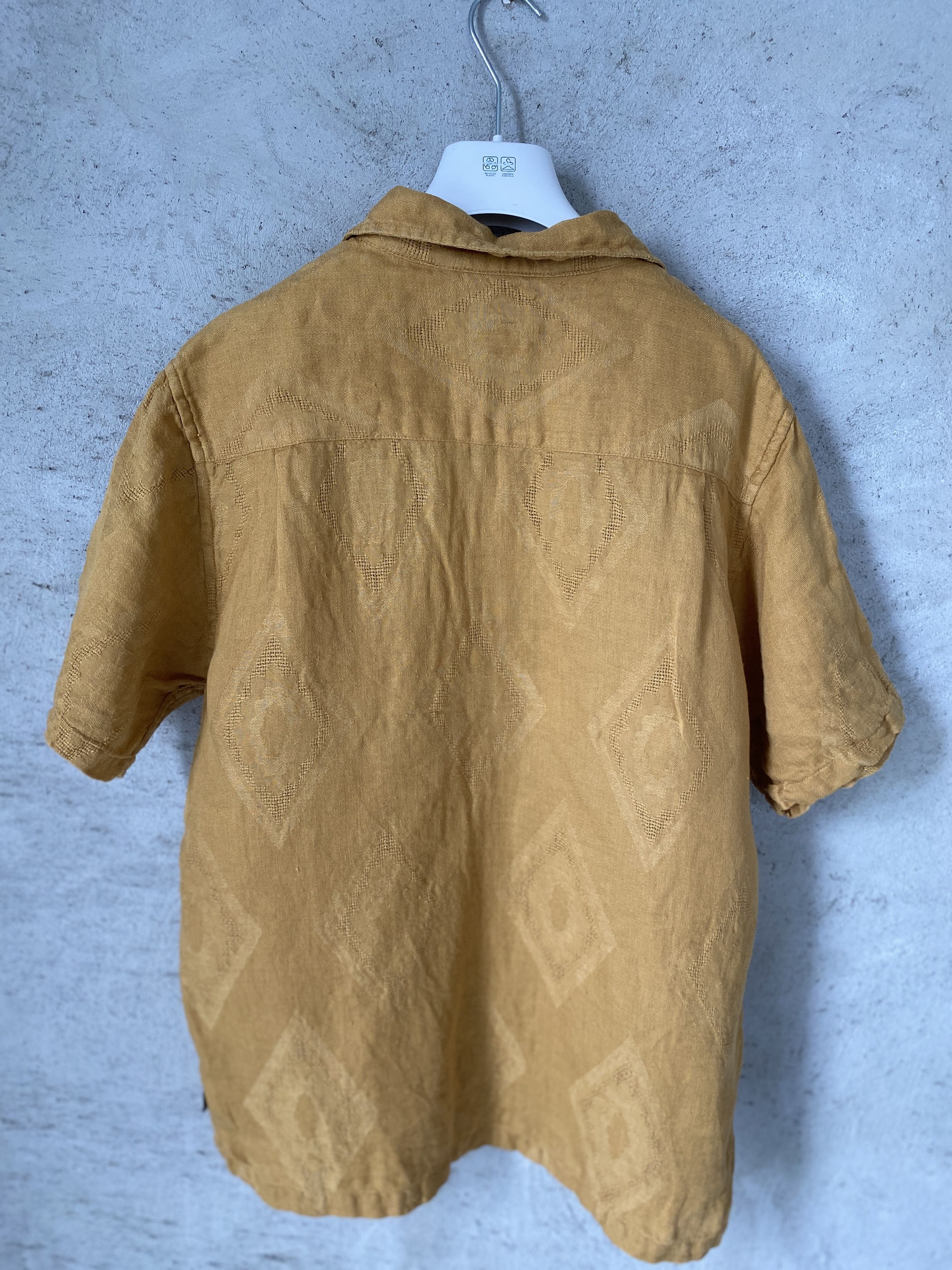Stussy Stussy Diamon Jacquard Linen short sleeve shirt Size US M / EU 48-50 / 2 - 7 Thumbnail
