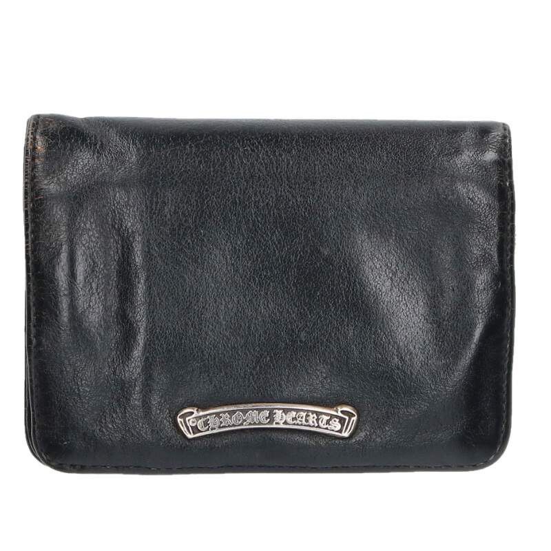 小物 CHROME HEARTS JOEY SCRLL LBLHVY Chrome Hearts Chrome Hearts JOEY Scroll Wallet black | Grailed