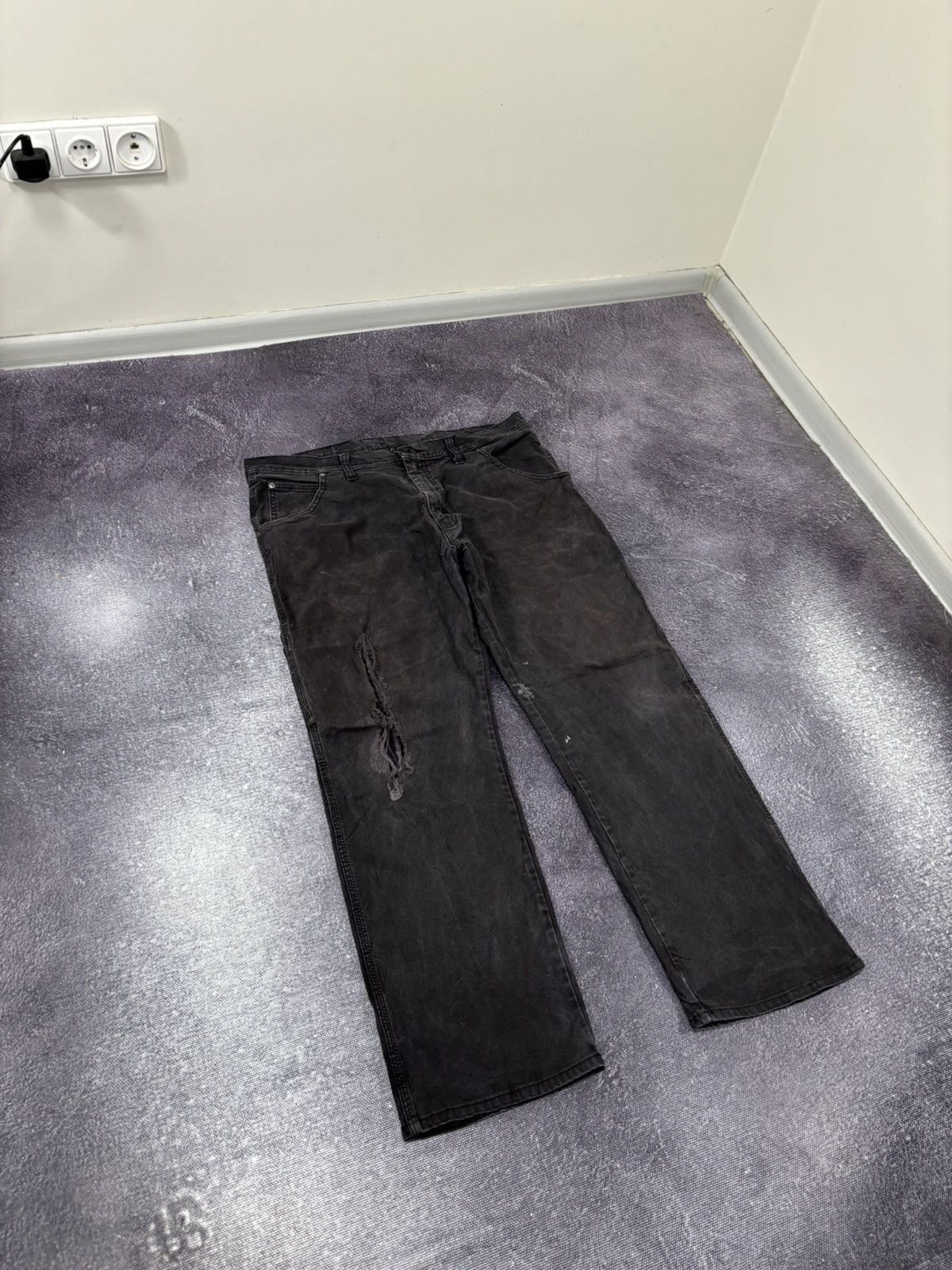 Dickies Vintage Dickies Faded Black Workwear Hype Baggy Pants Jeans Size US 36 / EU 52 - 9 Thumbnail