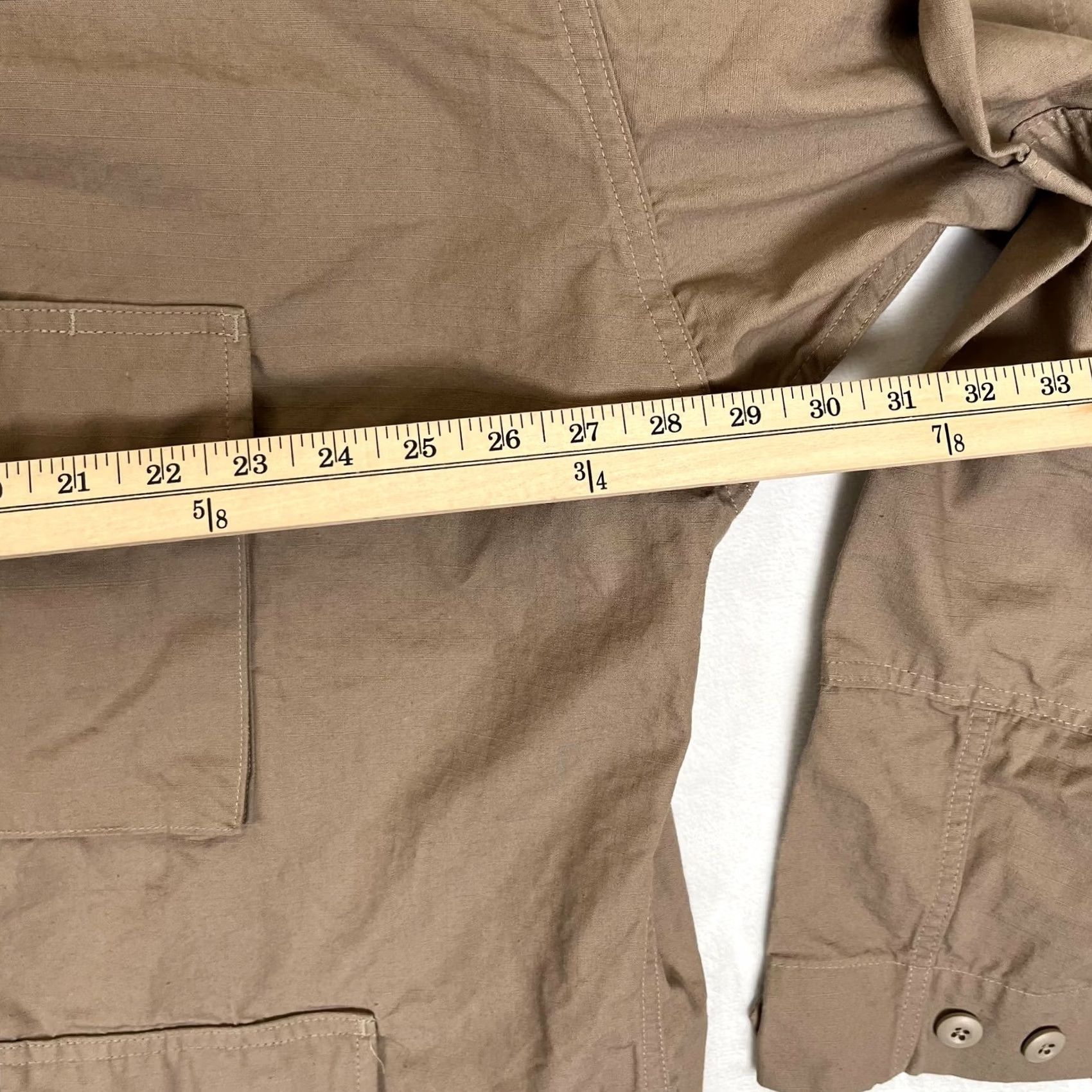 Vintage TRU-SPEC Jacket Mens 3XL Brown Canvas Military Field Shirt Utility Workwear Size US XXL / EU 58 / 5 - 6 Thumbnail